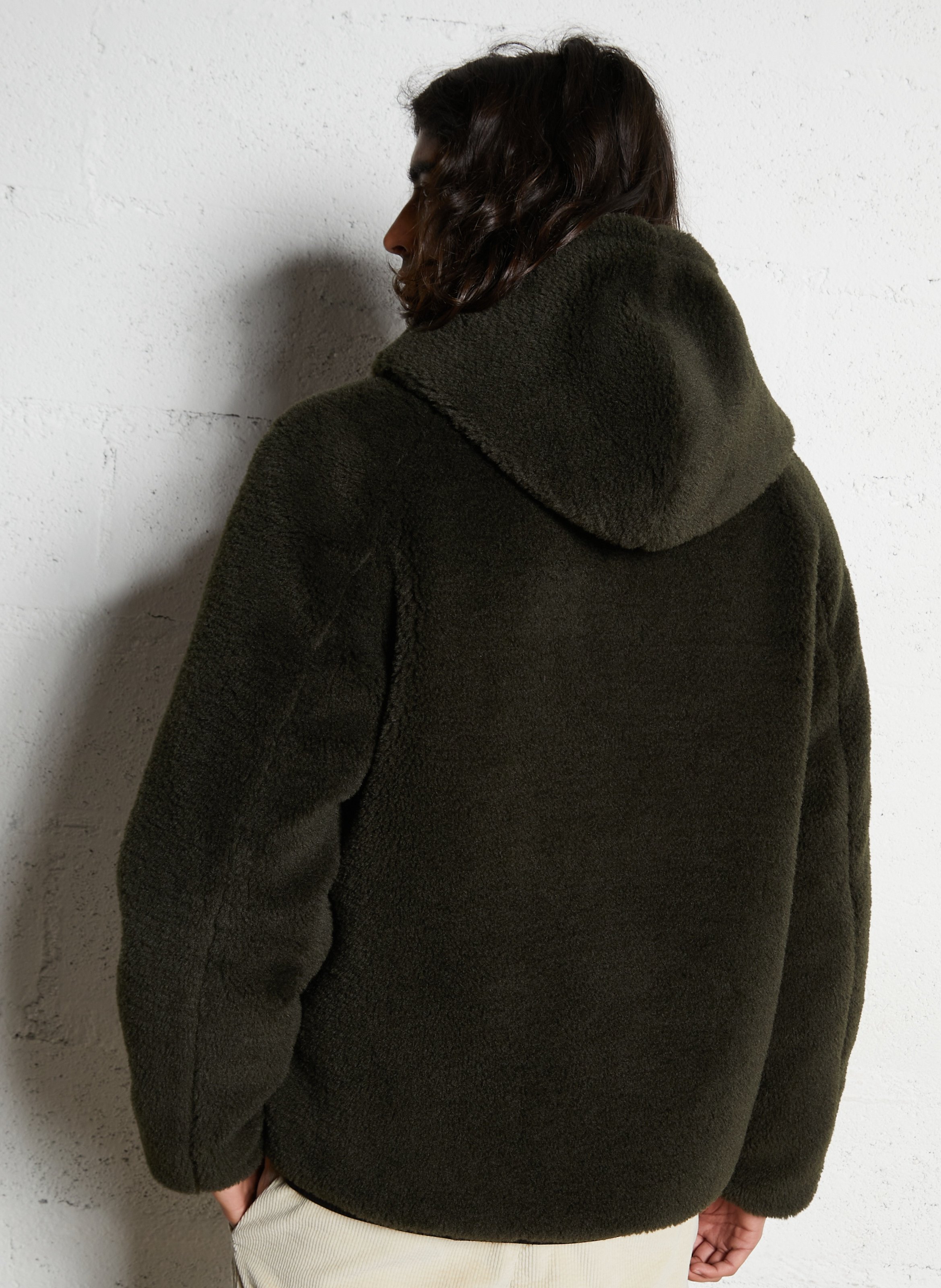 Doudoune à capuche oversize IKKS Kaki