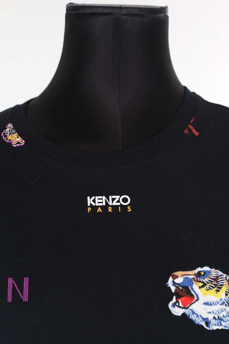 Cotton T-shirt KENZO - SECONDE MAIN Blue