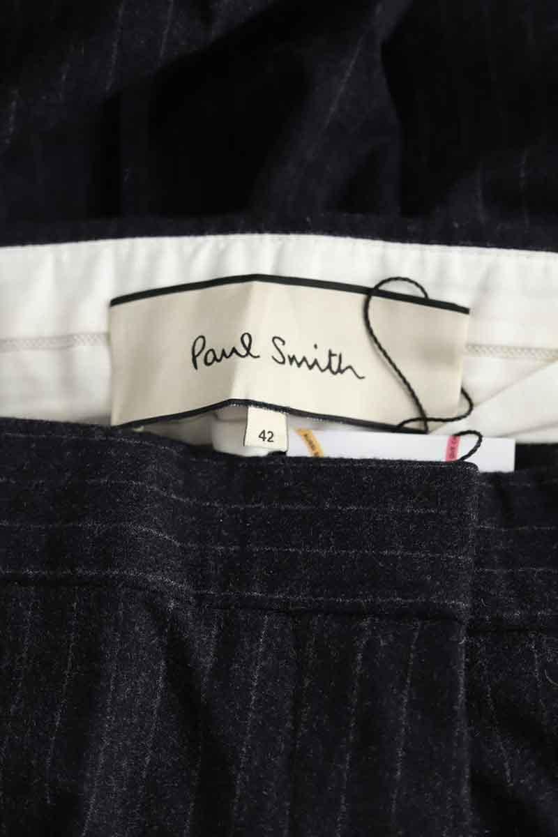 Bandol straight woollen trousers PAUL SMITH - Seconde main Black