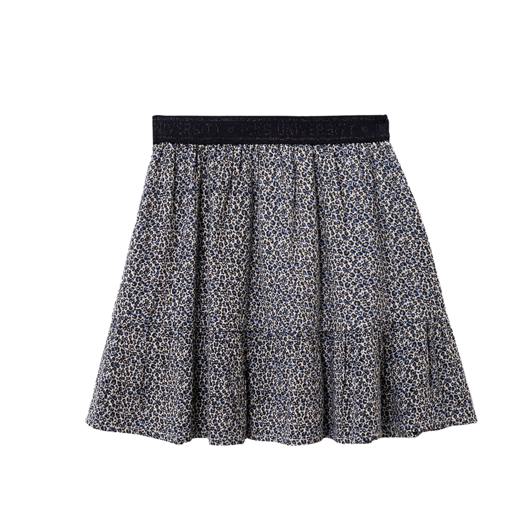Korte rok met luipaardprint IKKS JUNIOR Blauw