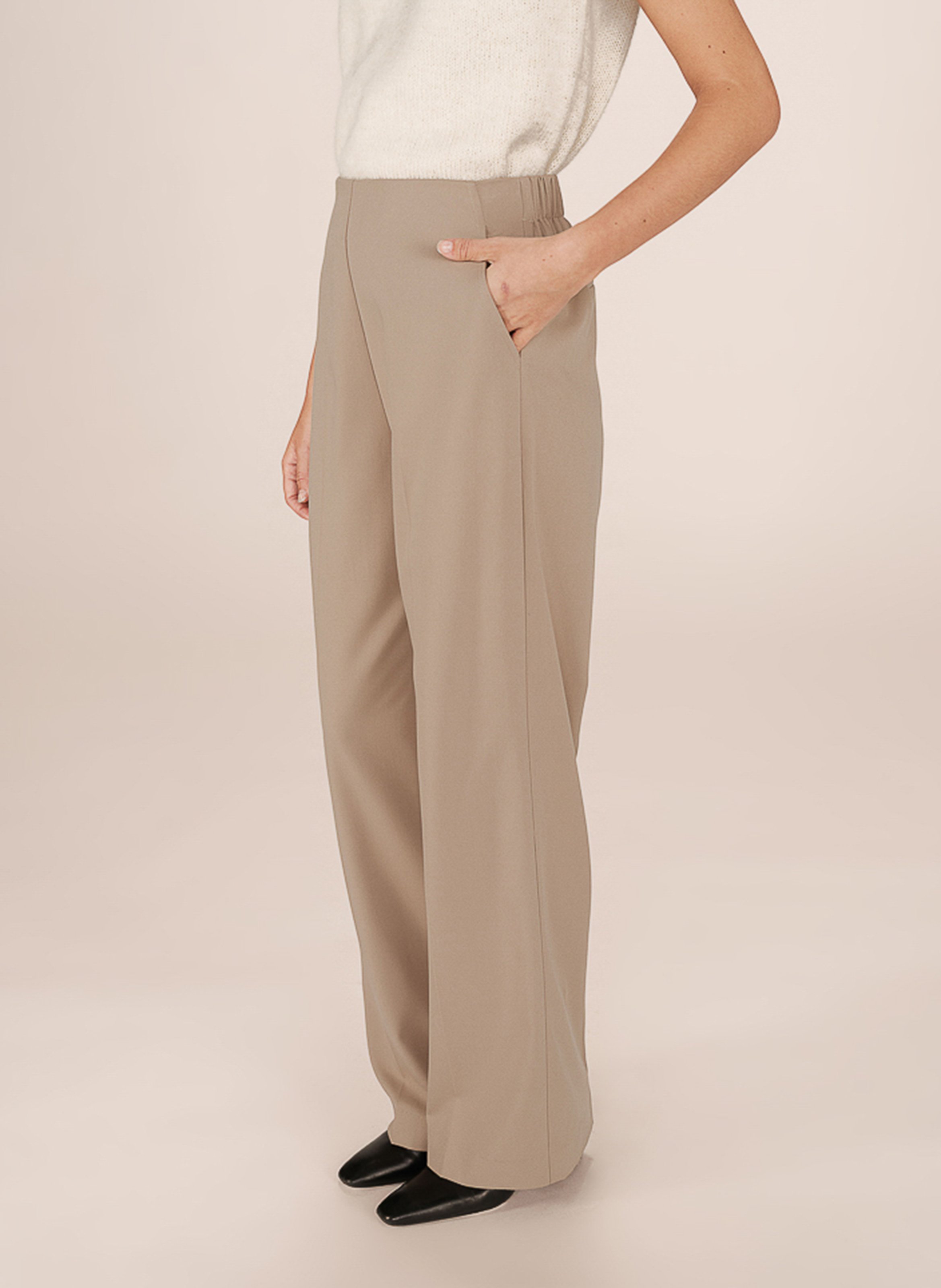 Rechte, geklede broek GRACE ET MILA Beige