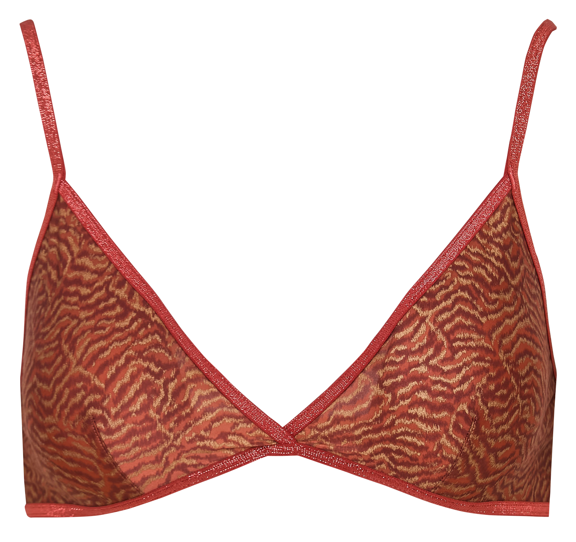 Bustier mit Print LA NOUVELLE Braun