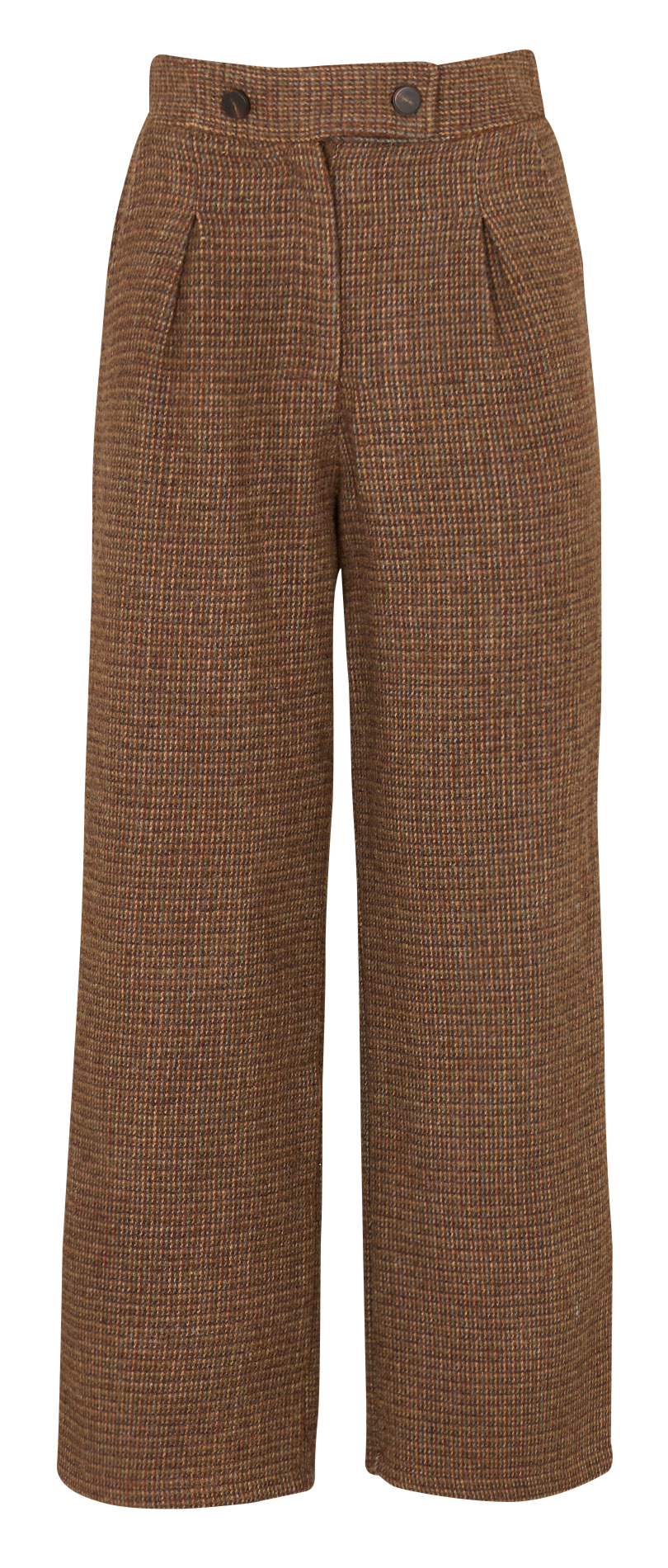 Pantalon large imprimé SEE U SOON Marron