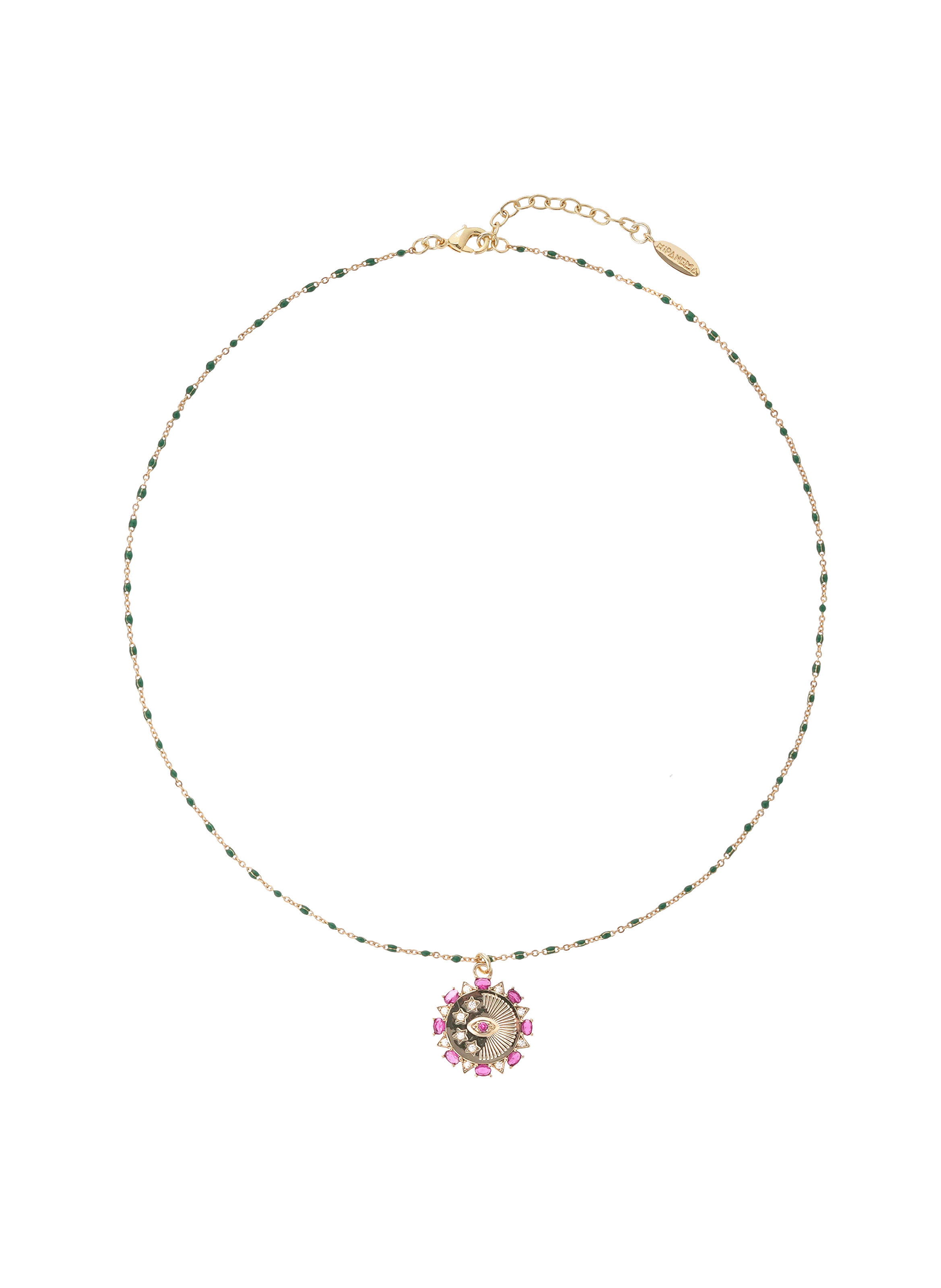 Chain necklace with pendant HIPANEMA Pink