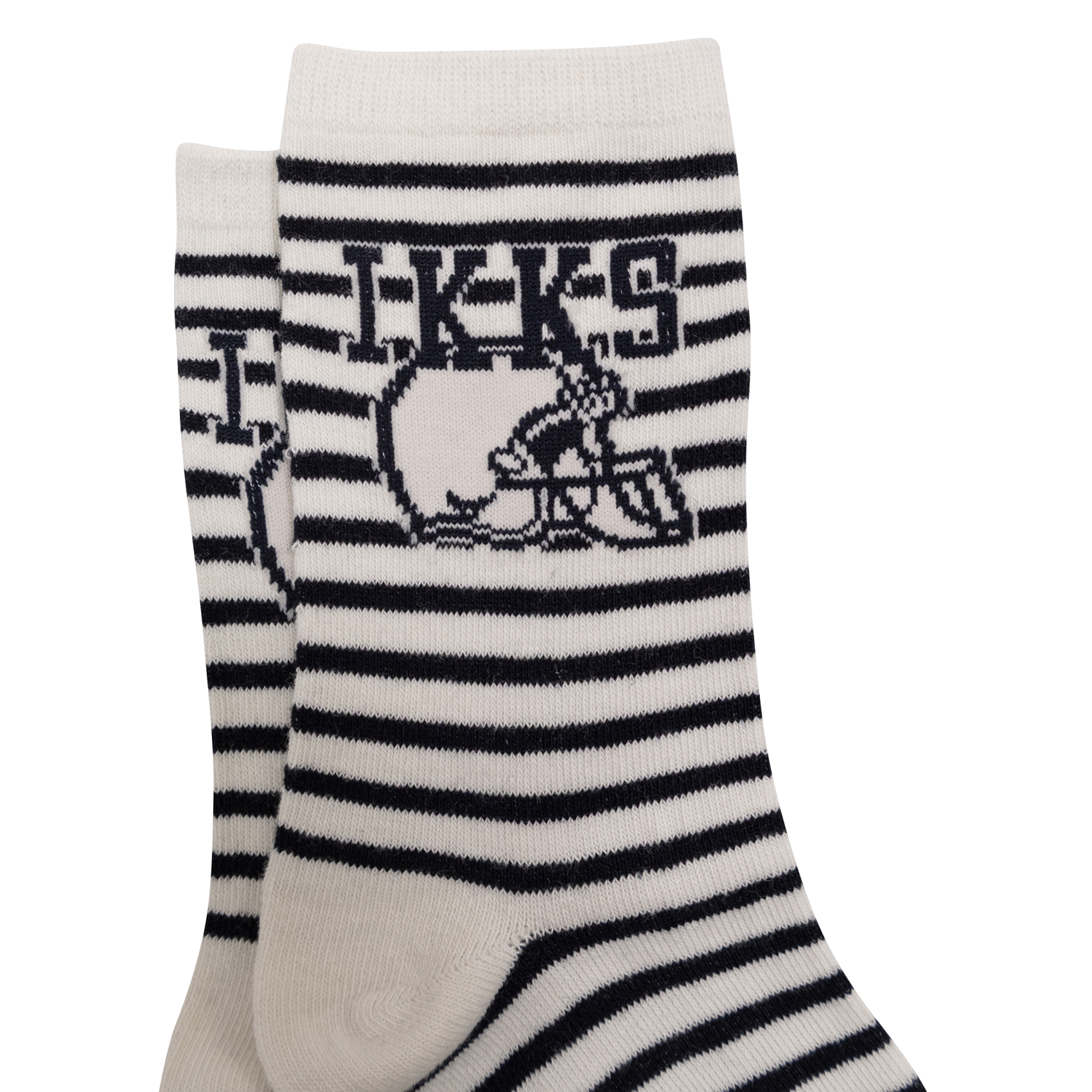 Lot de 3 paires de chaussettes en coton mélangé imprimé IKKS JUNIOR Bleu