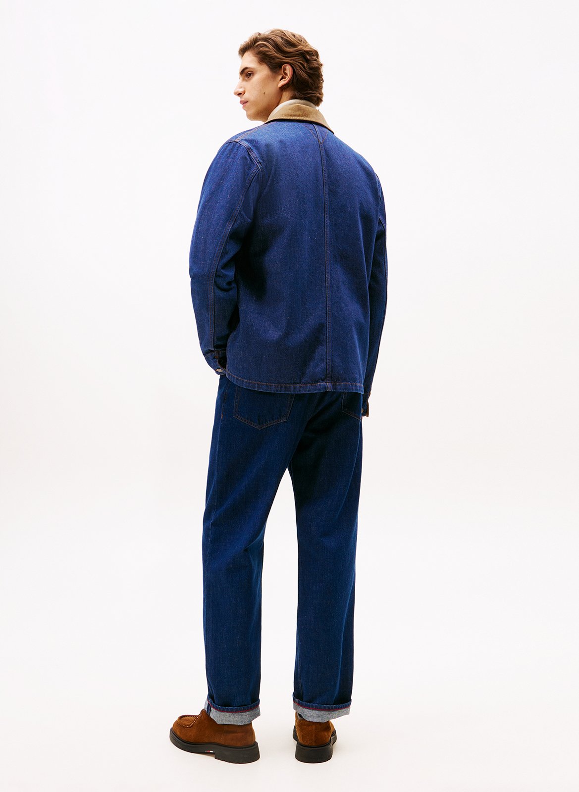 Jeansjacke mit klassischem Kragen TOMMY HILFIGER Blau