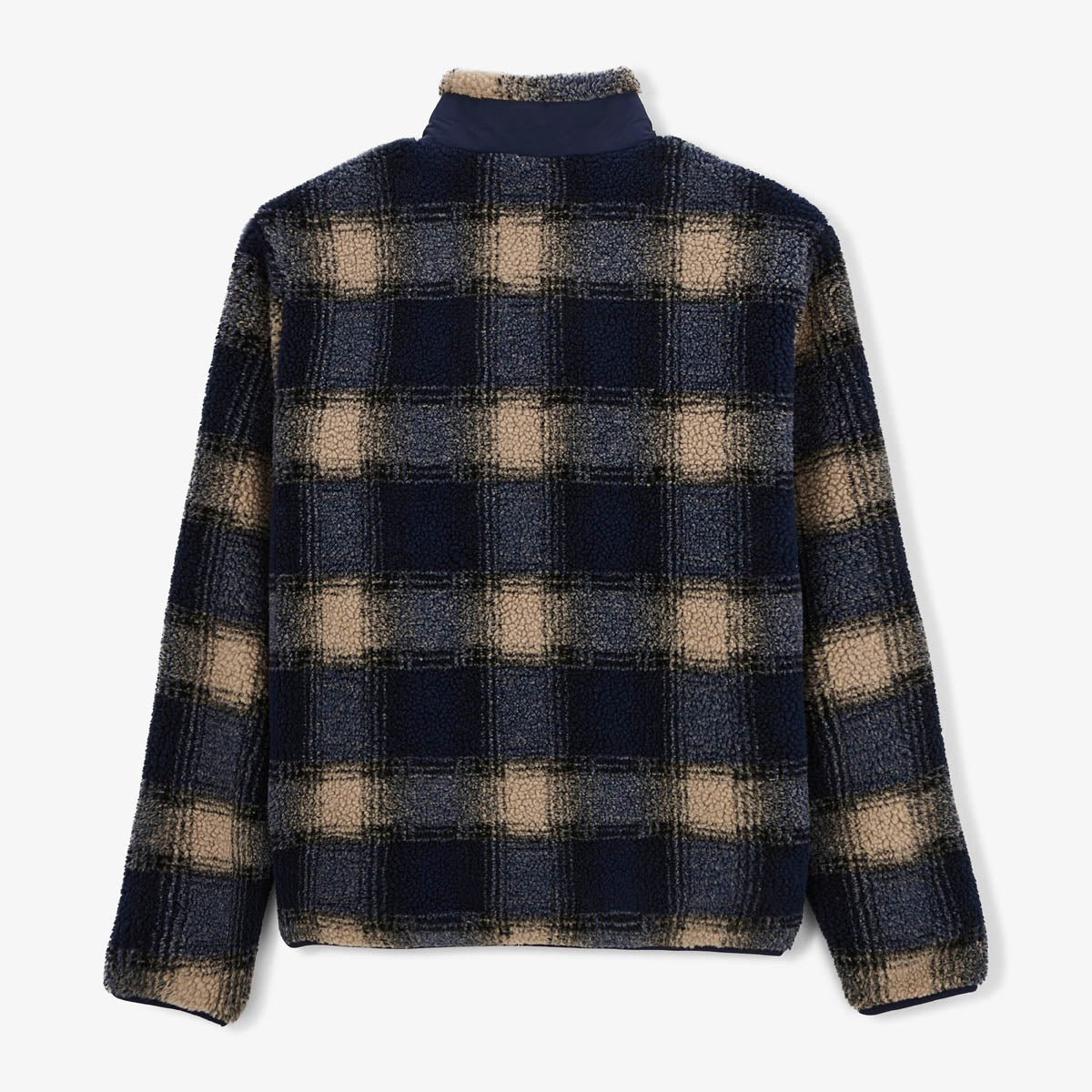 Checked Parka SERGE BLANCO Blue