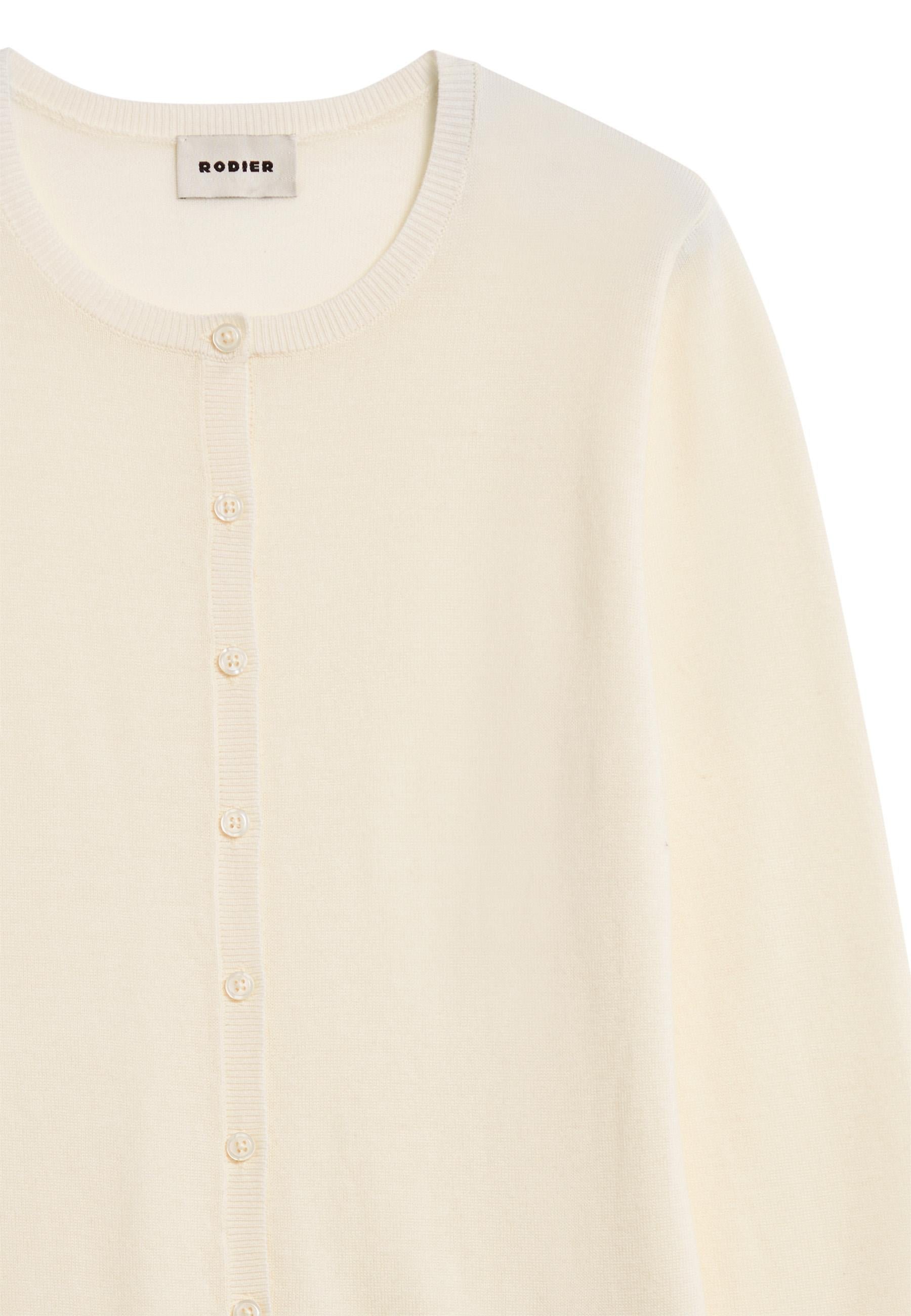 Merino wool cardigan RODIER White