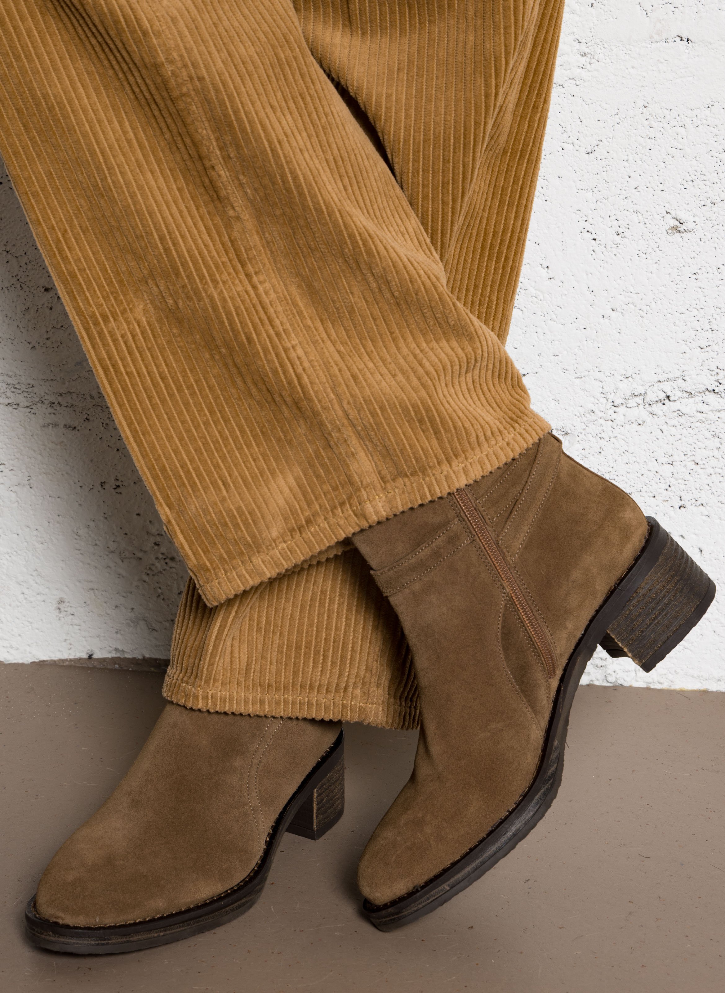 Bianca leather ankle boots MELLOW YELLOW Brown