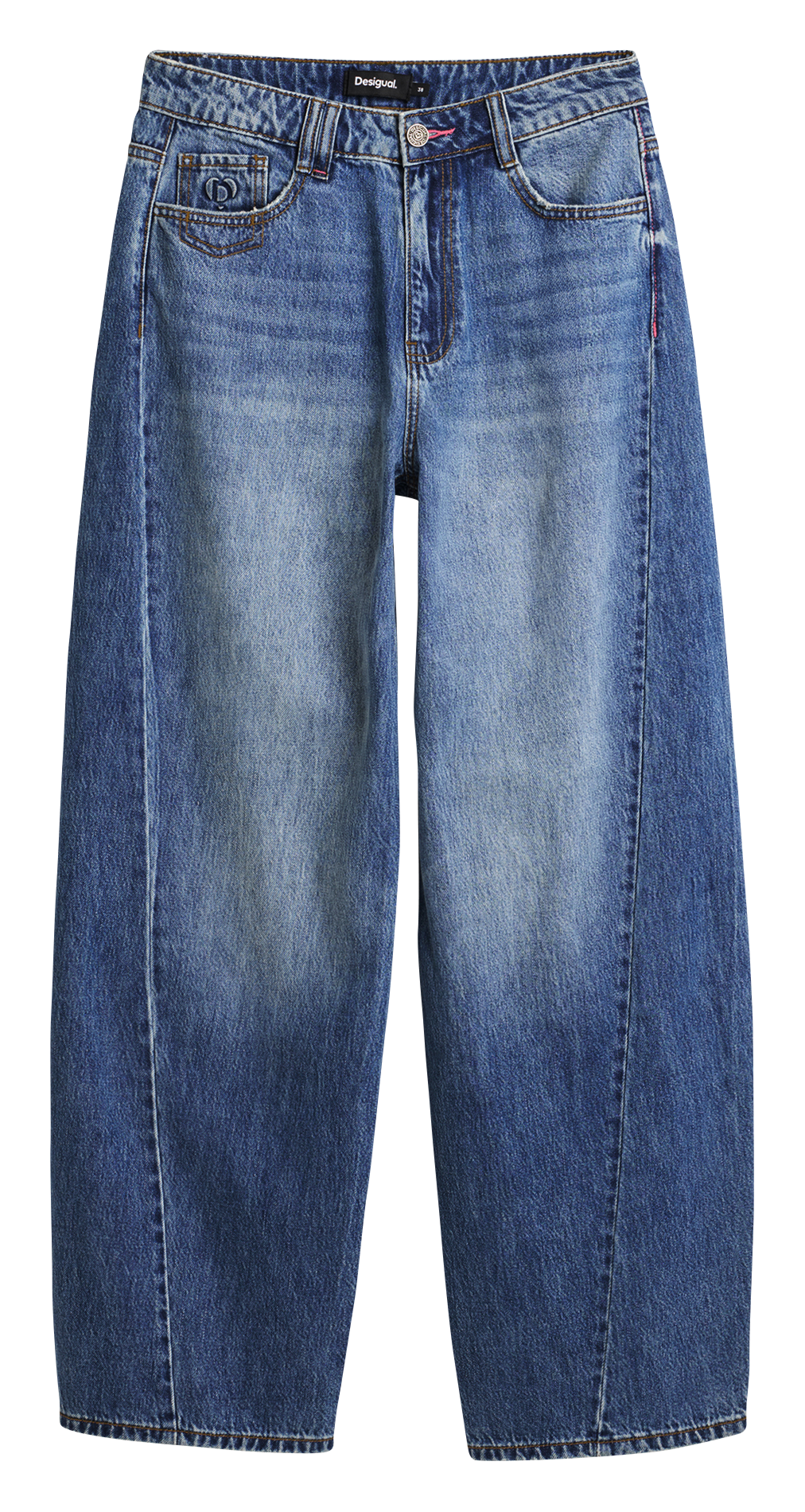 Wide balloon pockets with side seams DESIGUAL Blue