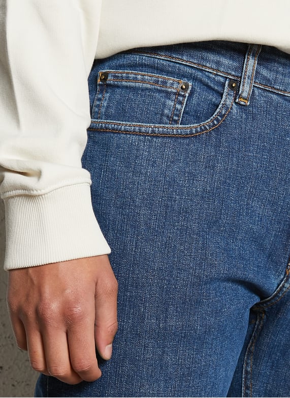 Cotton straight jeans | Blue by SOLID Cotton straight jeans Blue