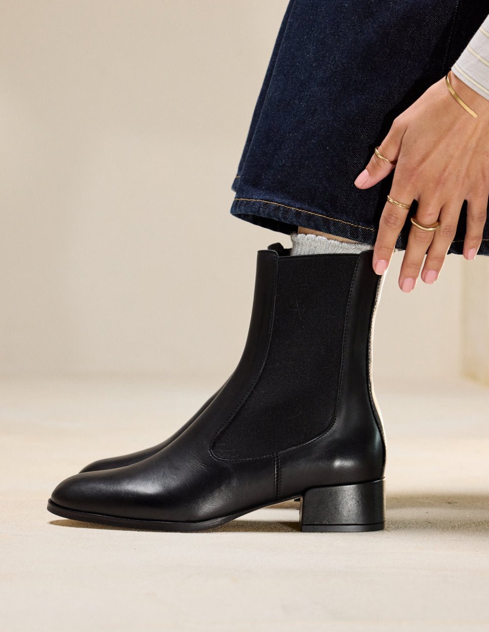 Ankle boots ODAJE EX. M.MOUSTACHE Black