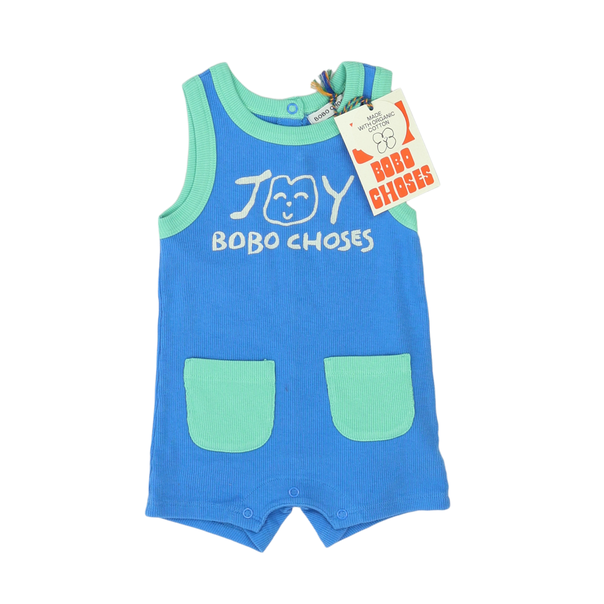 Blue baby romper - 6 months BOBO CHOSES - Seconde Main Blue