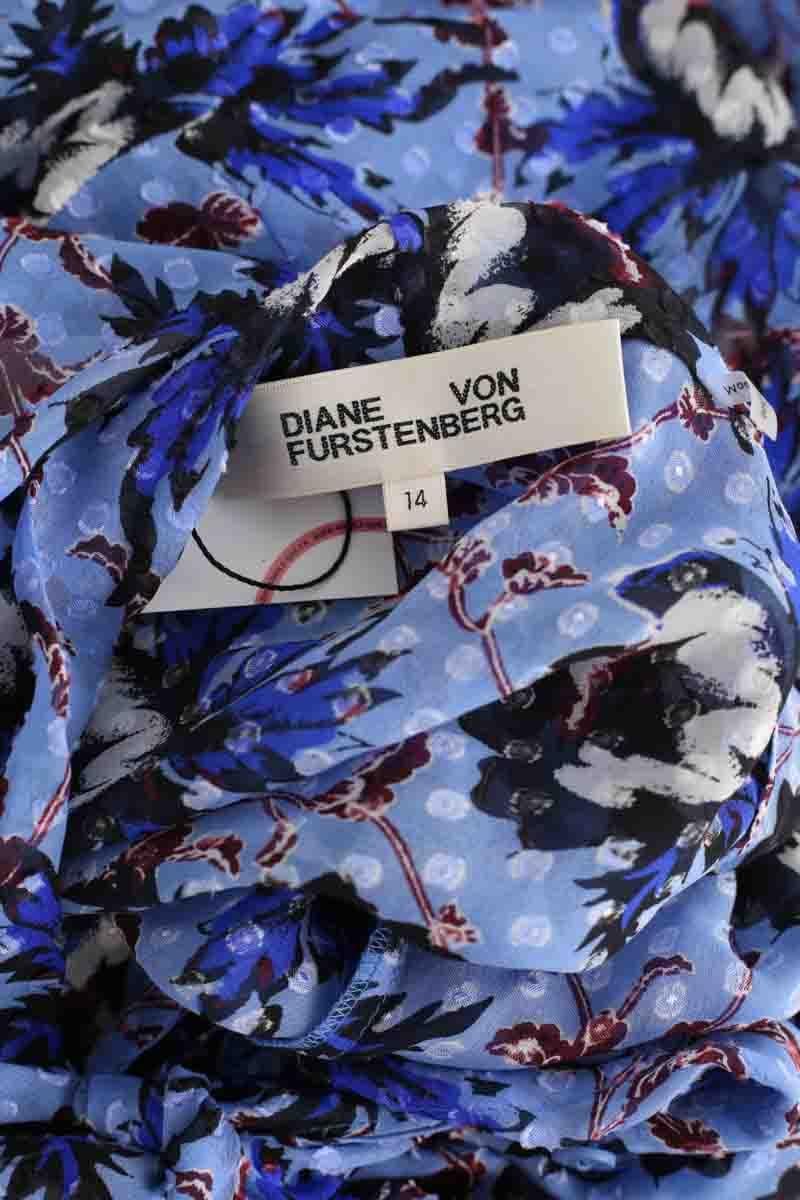 Blouse DIANE VON FURSTENBERG - Seconde Main Blue