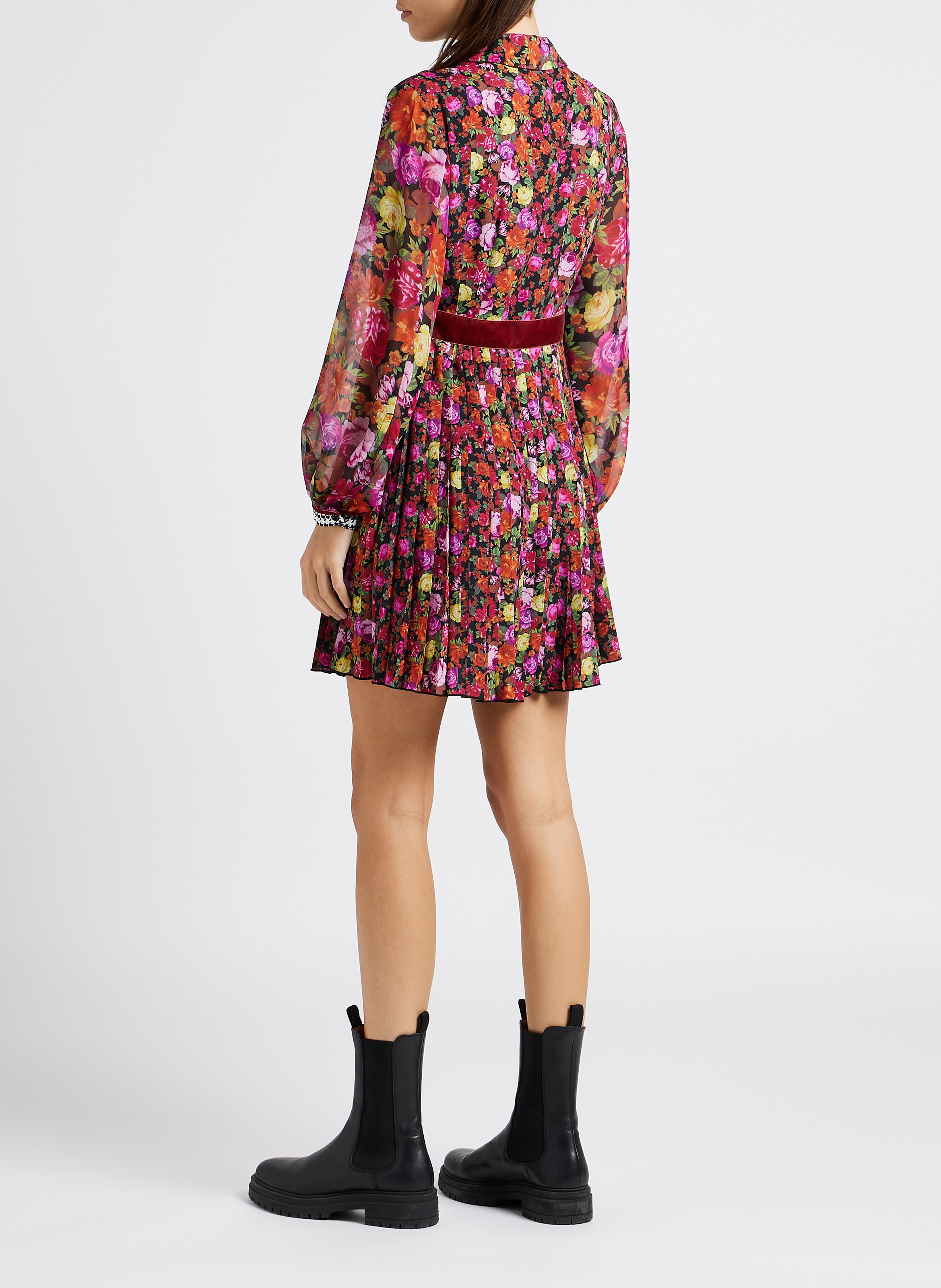 Robe chemise droite à col classique MAX&Co. Multicolore