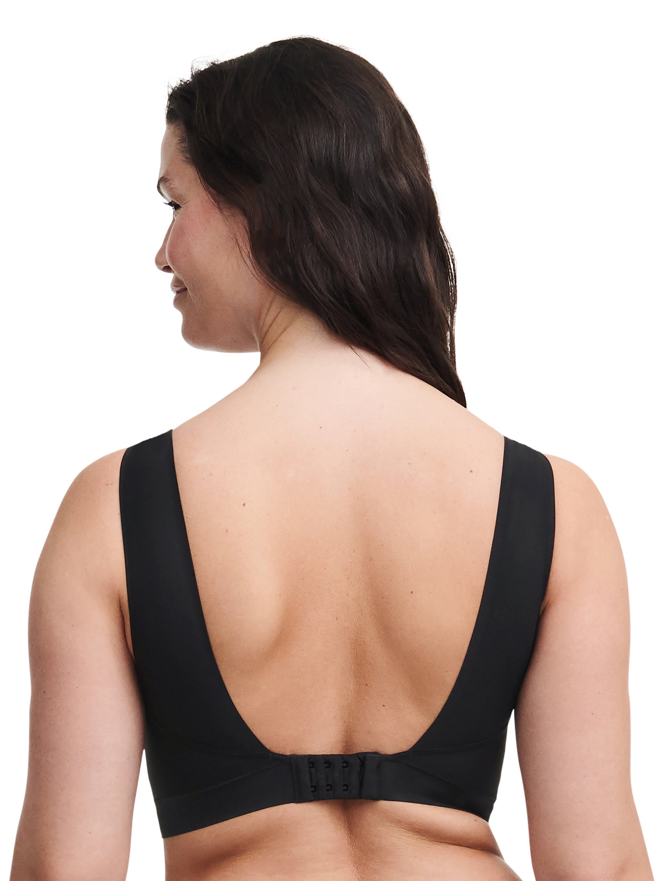 Non-wired lace bra with lace cups CHANTELLE Black