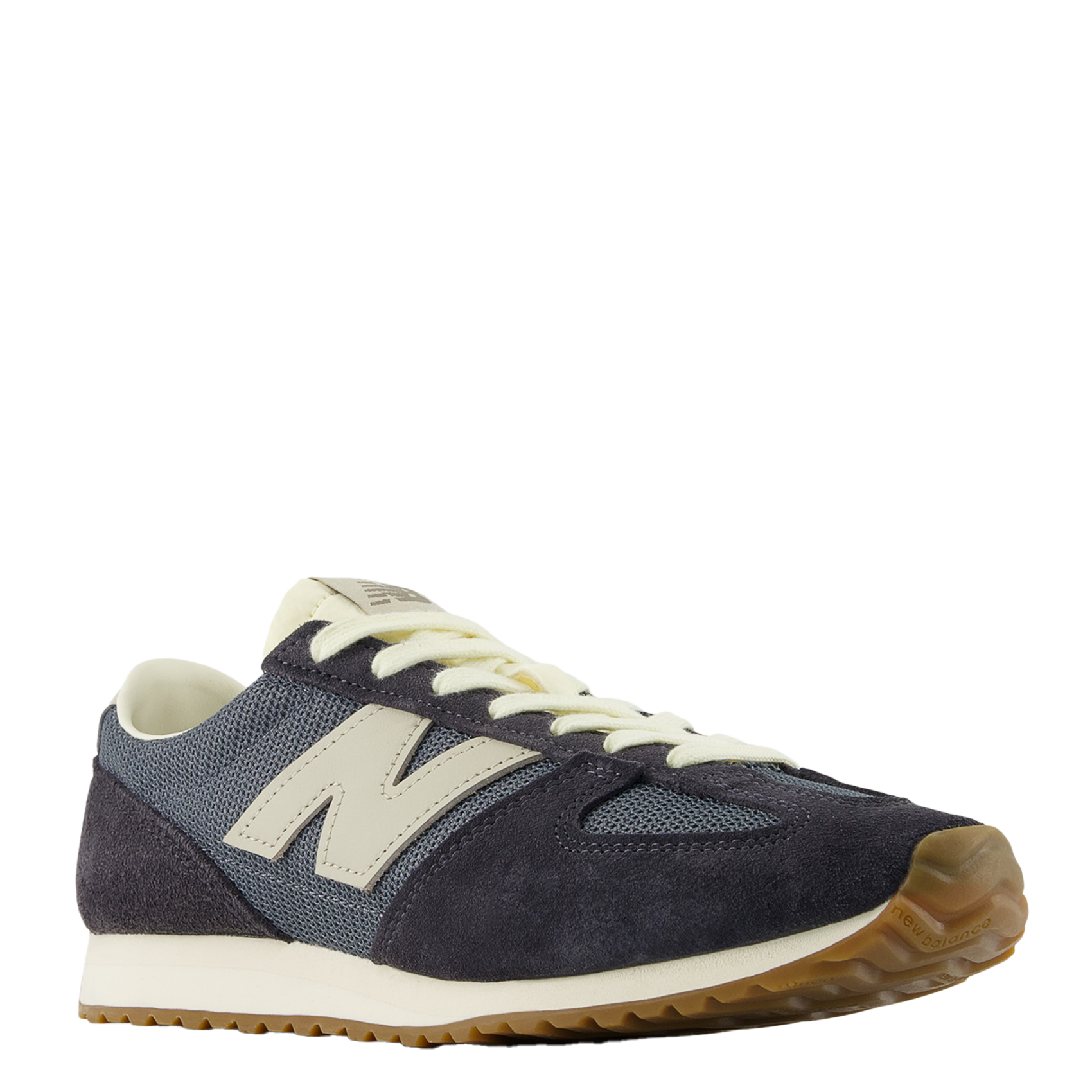 Low-top leather mix sneakers NEW BALANCE Grey