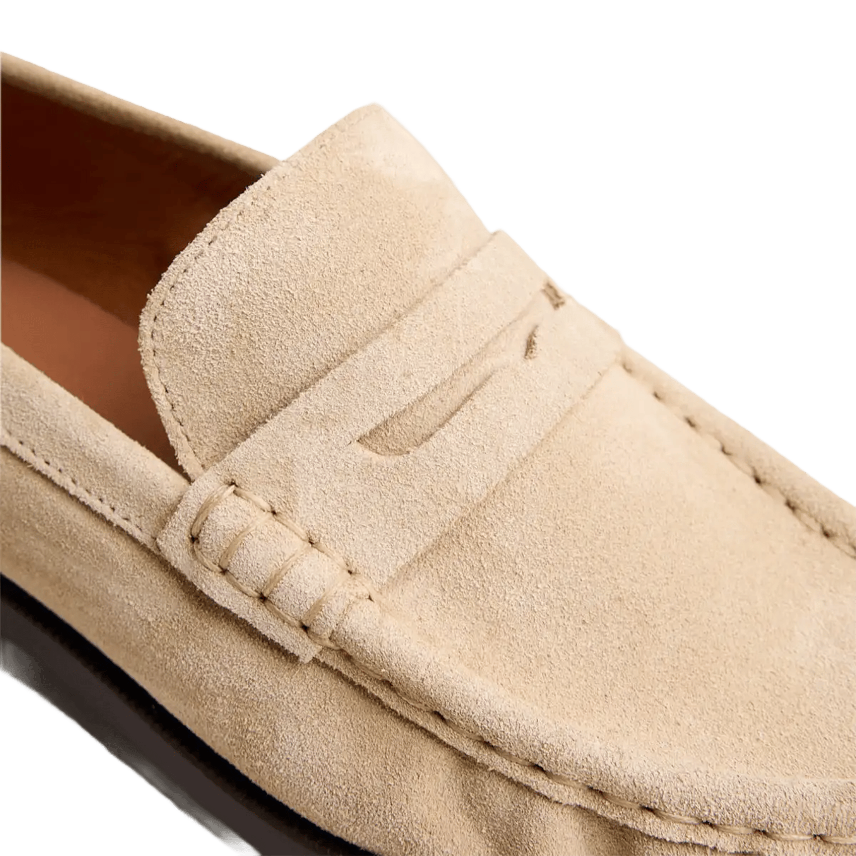 Leren loafers JONAK Beige