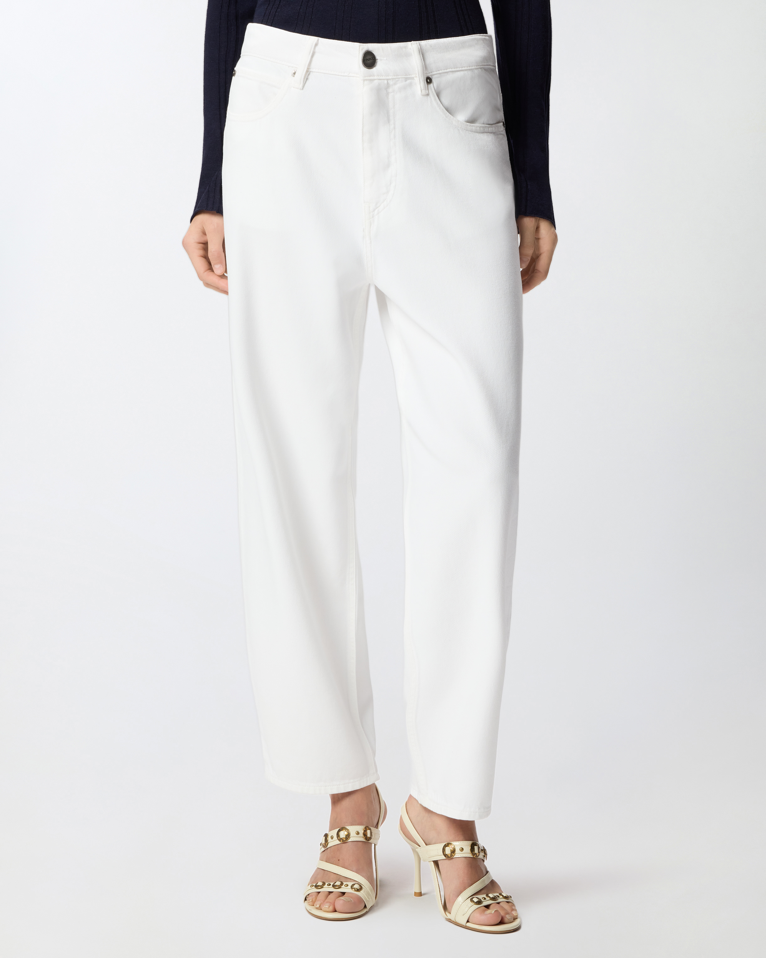Balloon jeans PINKO White