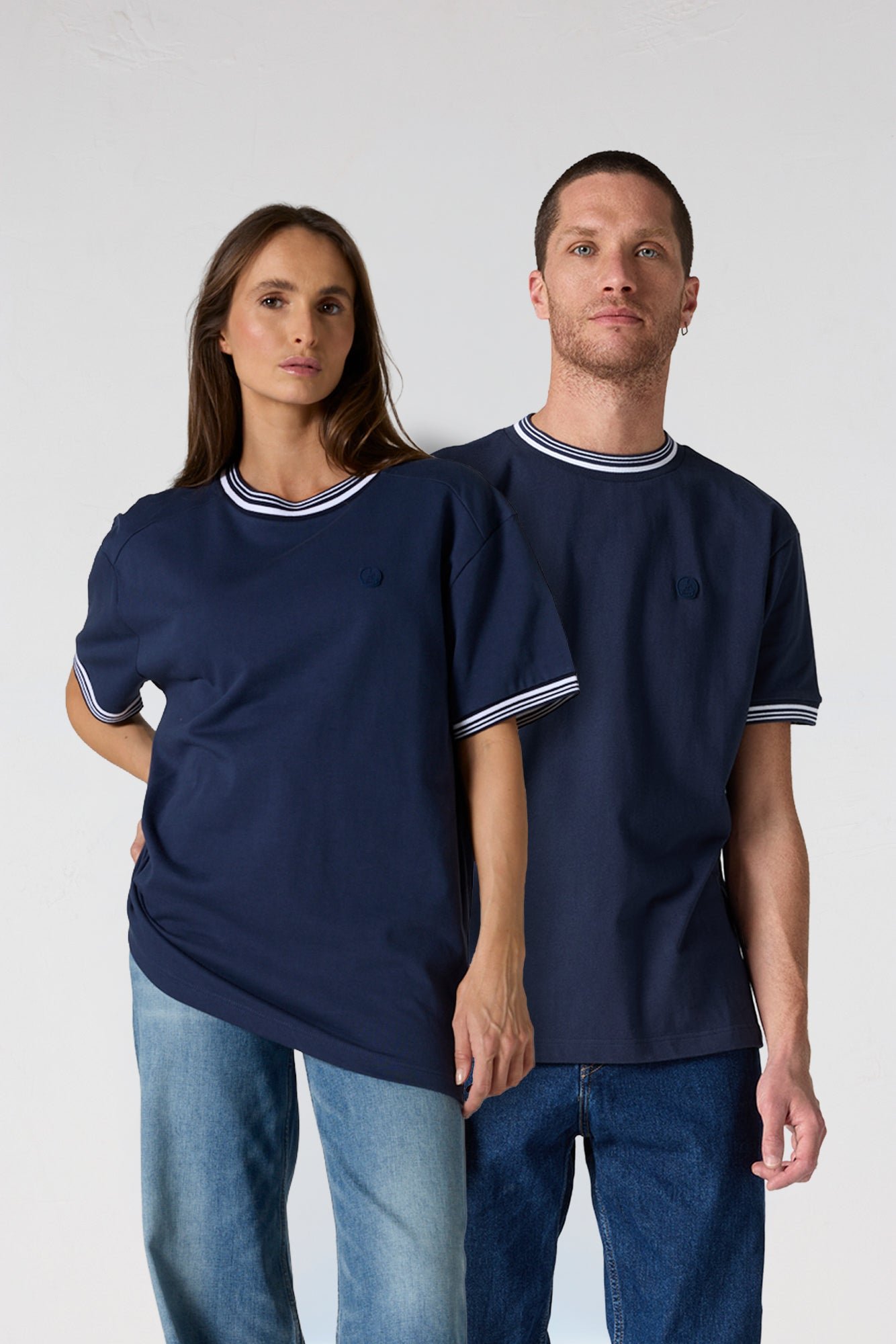 Round neck unisex T-shirt Ley JOTT Blue
