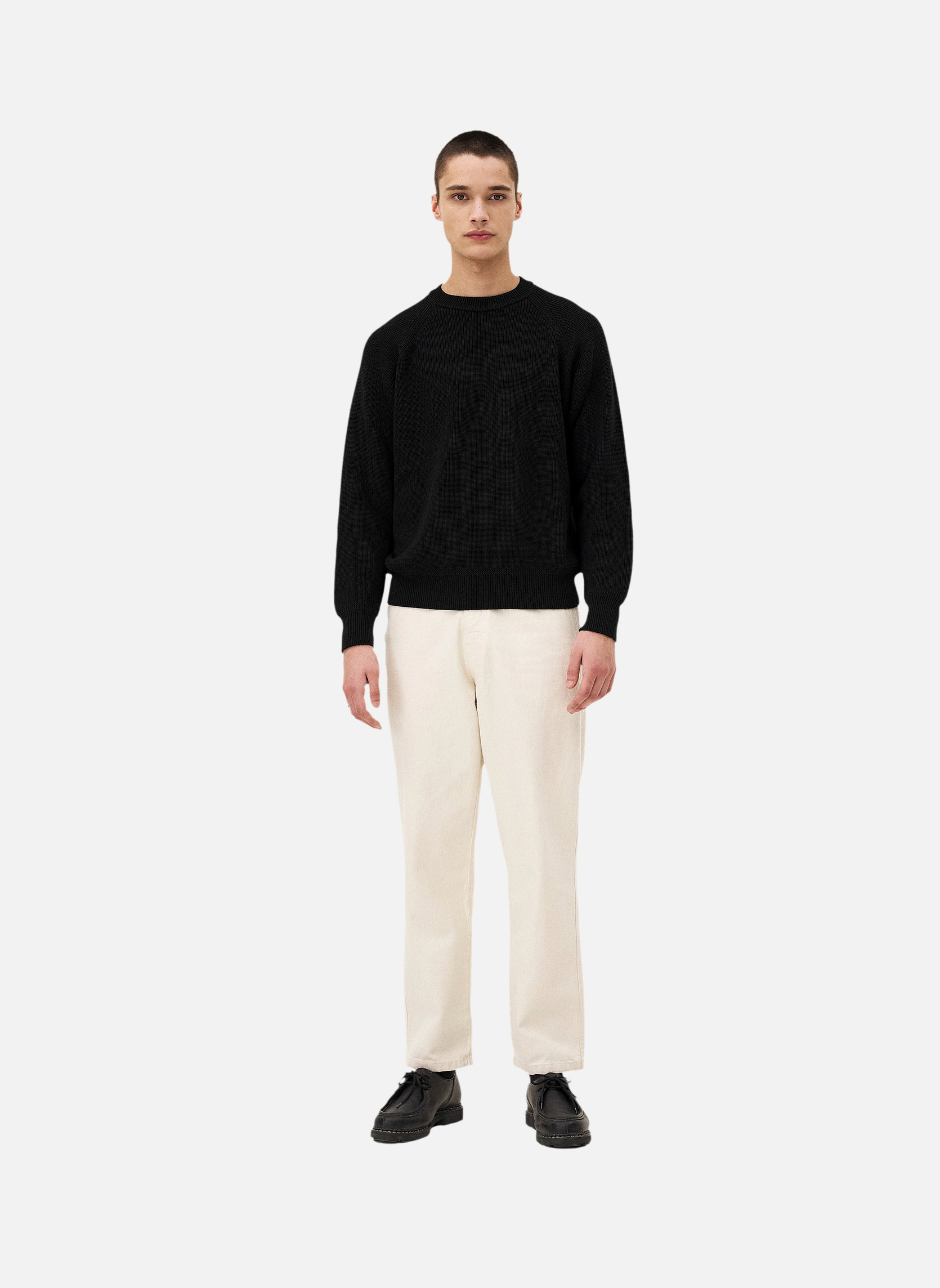 Wide-leg jeans Calder Ecru Noyoco Red