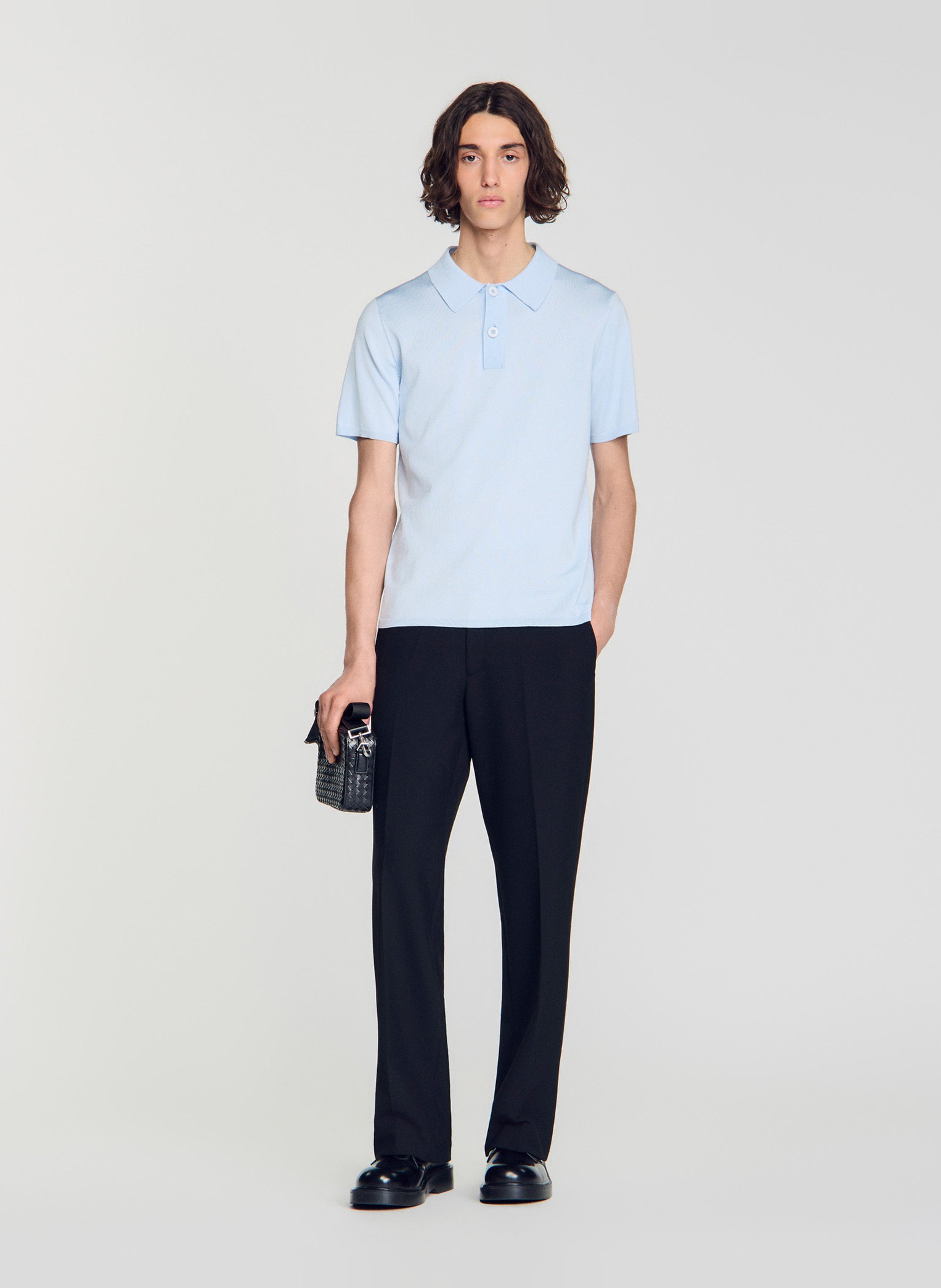 Polo regular fit  | Bleu SANDRO Homme