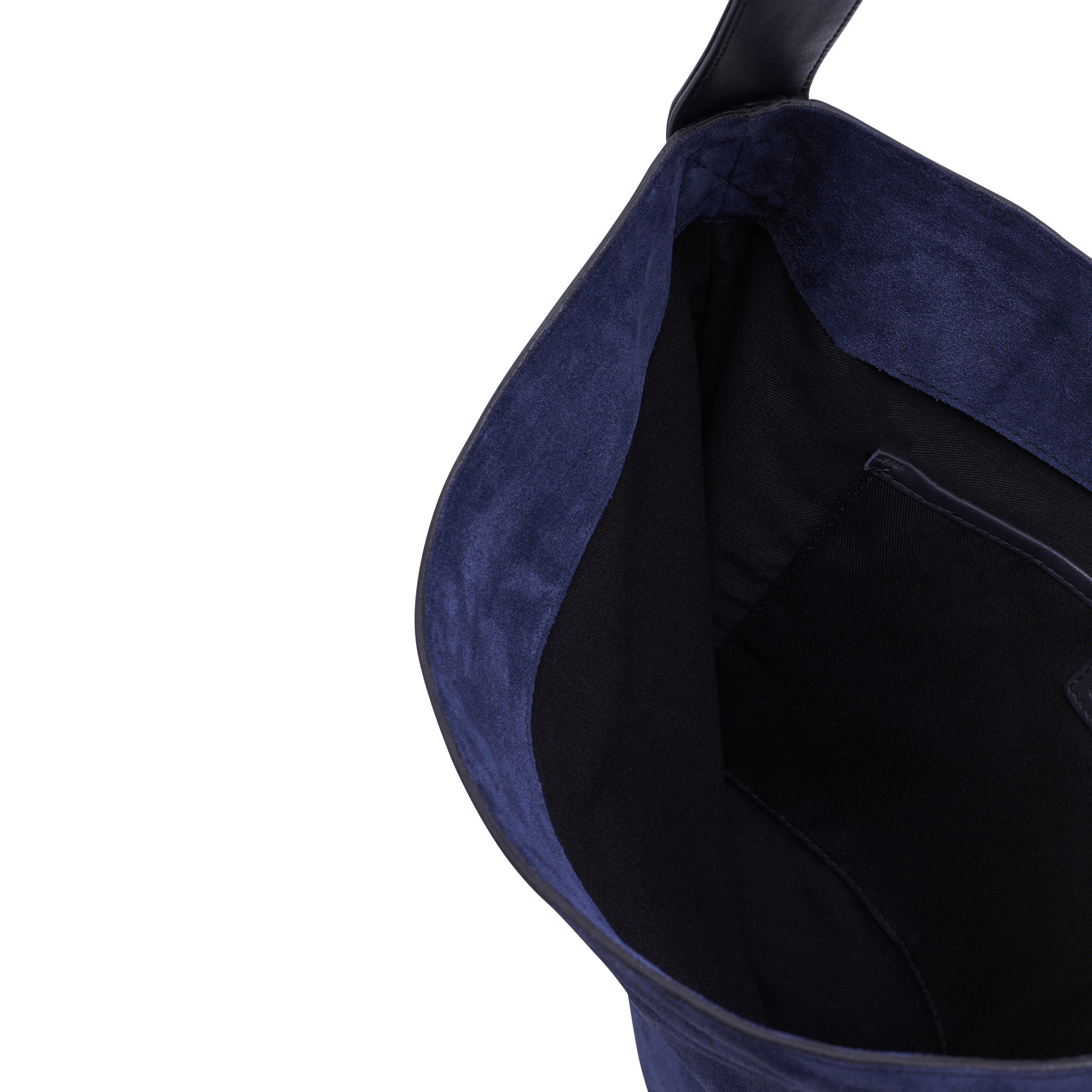 Bolso hobo de piel aterciopelada GERARD DAREL Azul