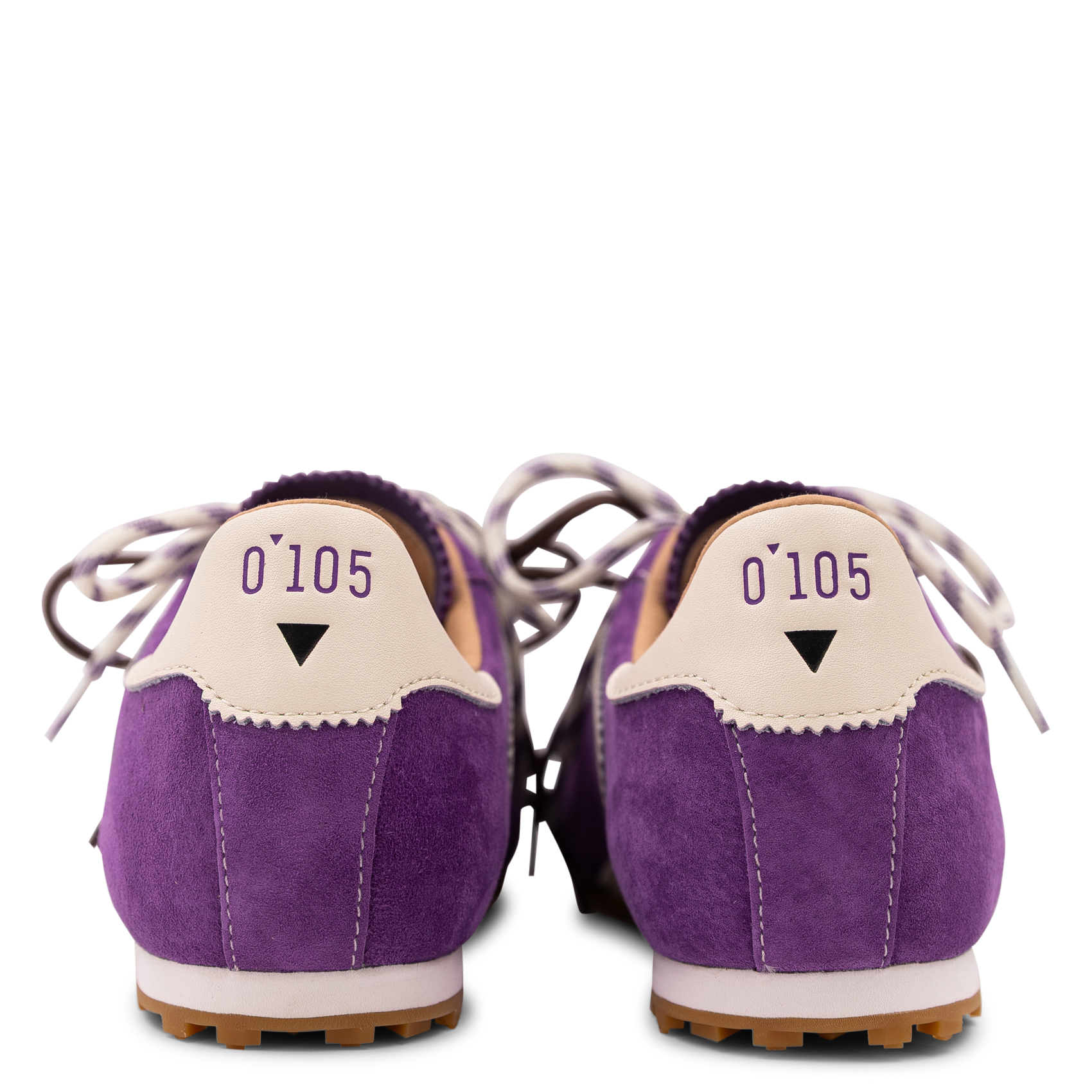 Baskets basses à lacets bicolores 0'105 Violet