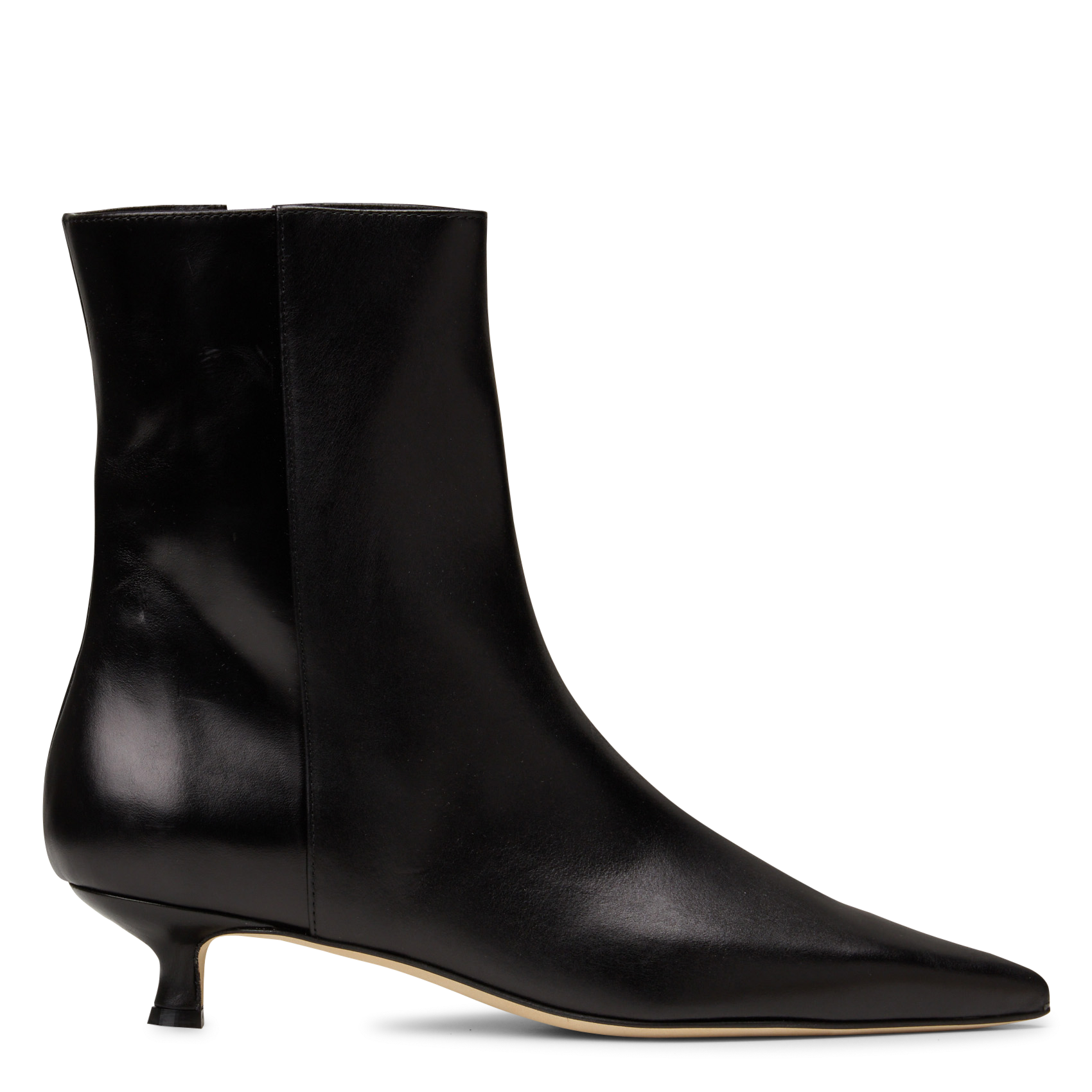 Bottines bout pointu en cuir ODARE Noir