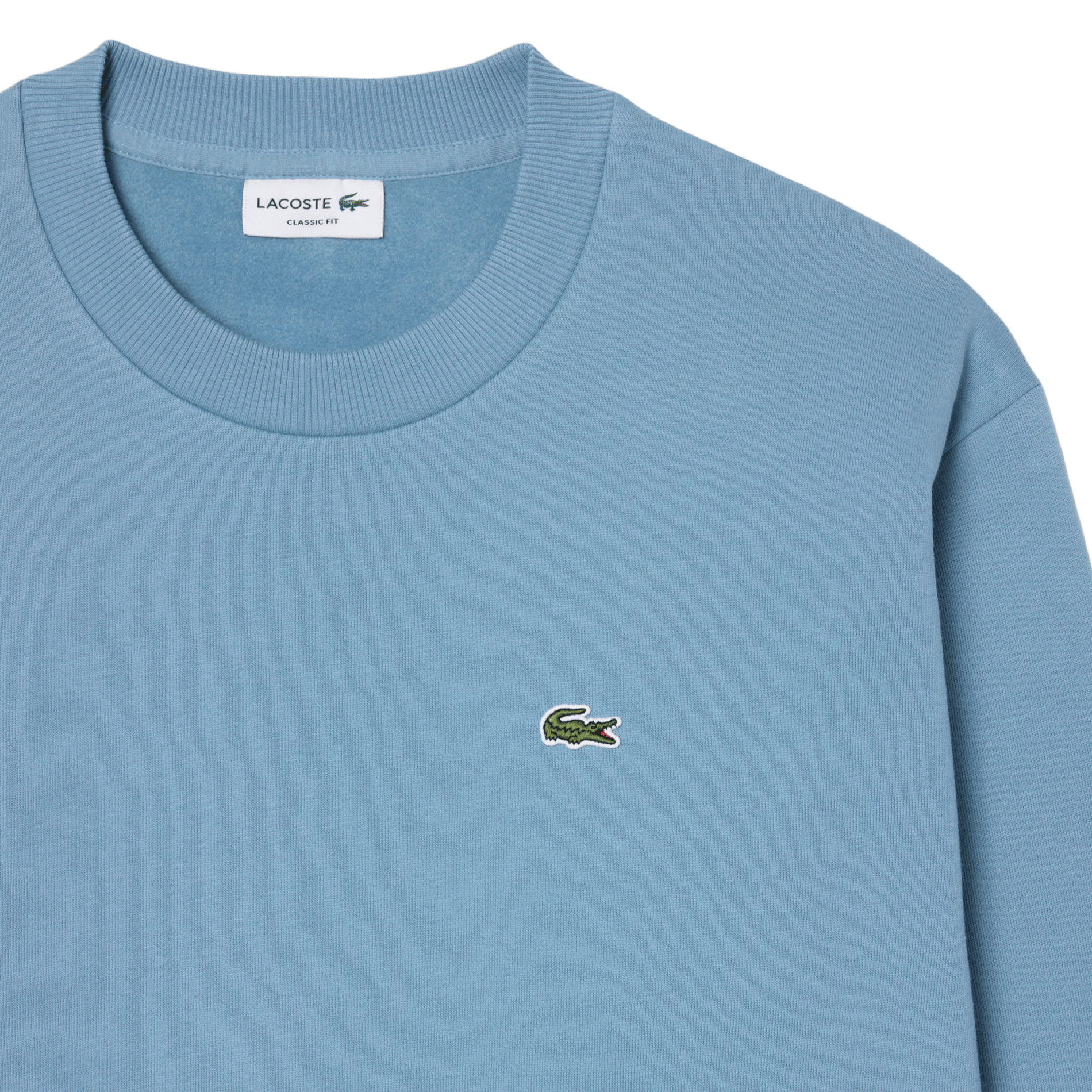 Rundhals-Sweatshirt aus Baumwoll-Mix LACOSTE Blau