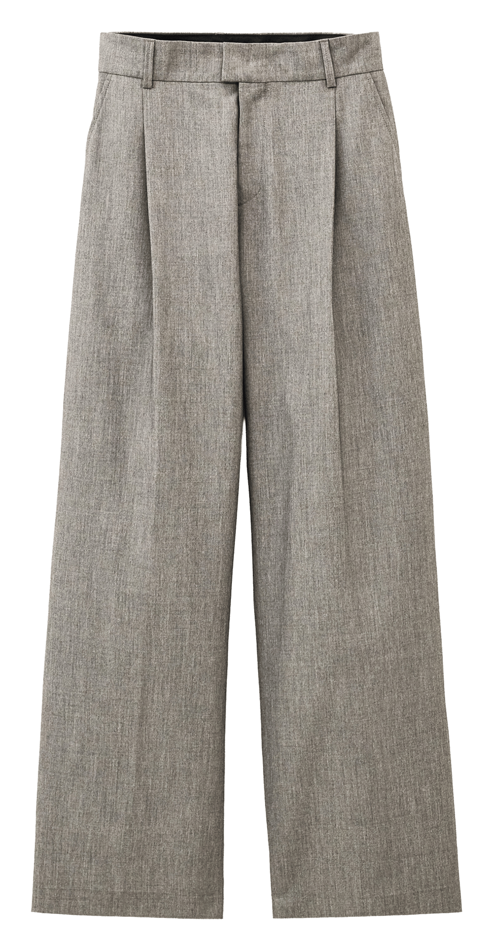 Pantalon à pinces droit uni BA&SH Gris