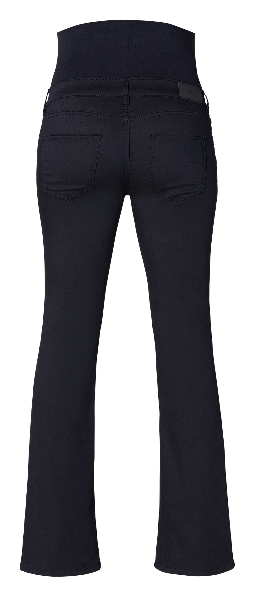 Flared cotton-blend maternity pants NOPPIES Blue