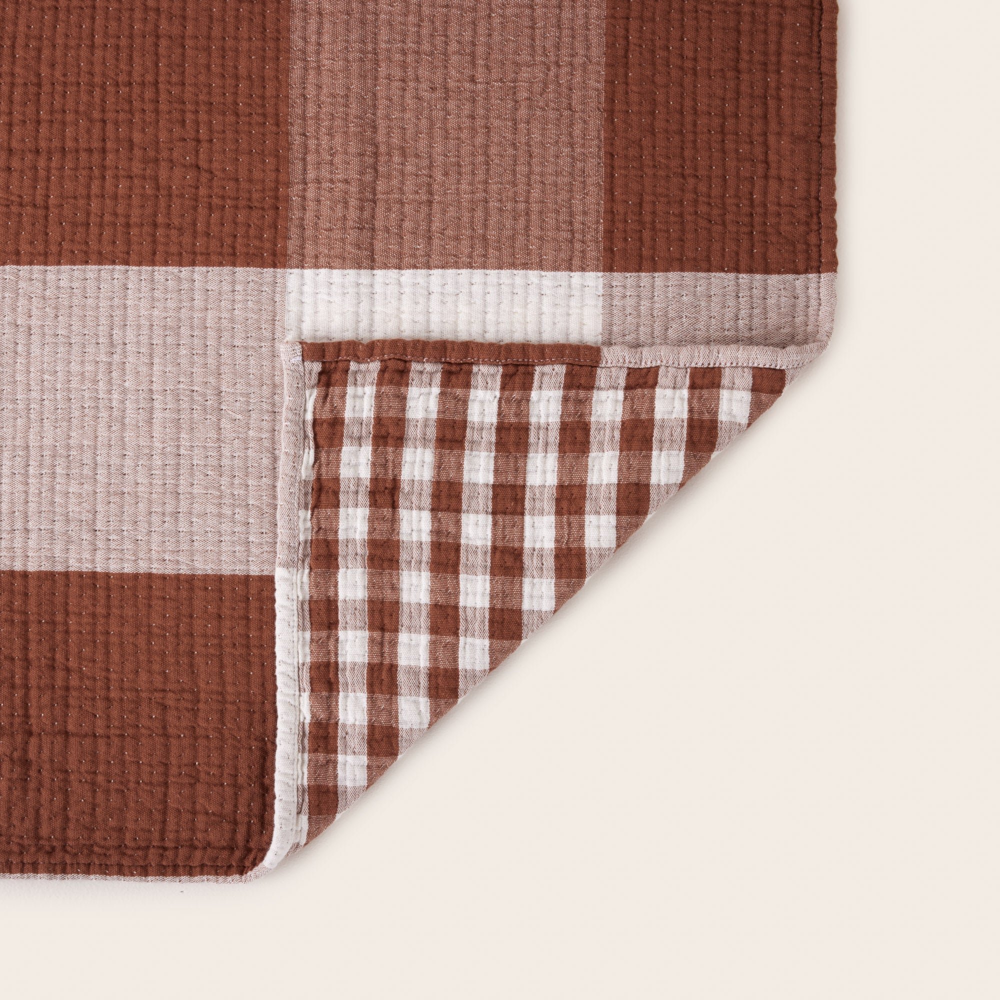 Plaid MADURA Marron