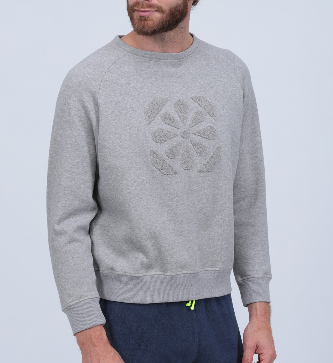 Sweatshirt fabric sweater GILI'S Grey