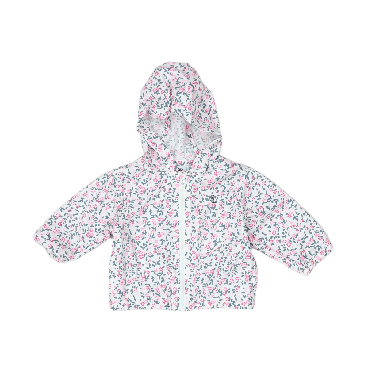 White Baby Raincoat - 6 months PETIT BATEAU - Seconde Main White