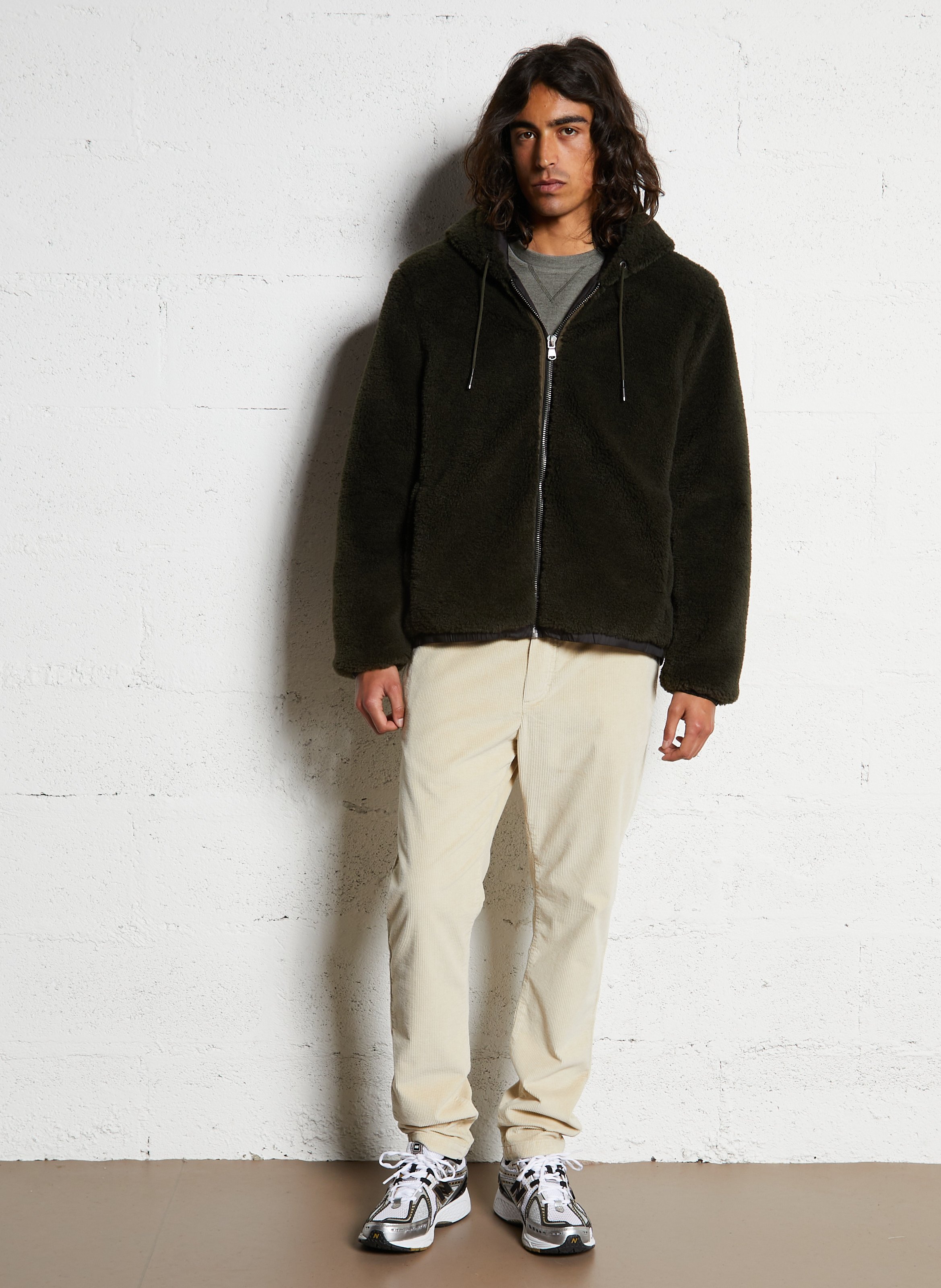 Doudoune à capuche oversize IKKS Kaki