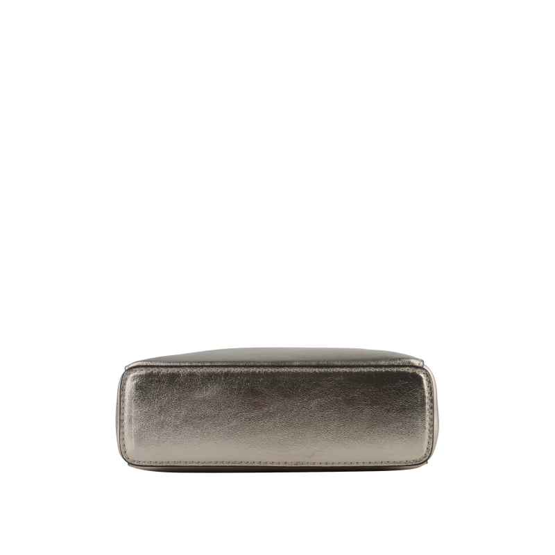 Crossbody bag - cowhide leather POURCHET Golden