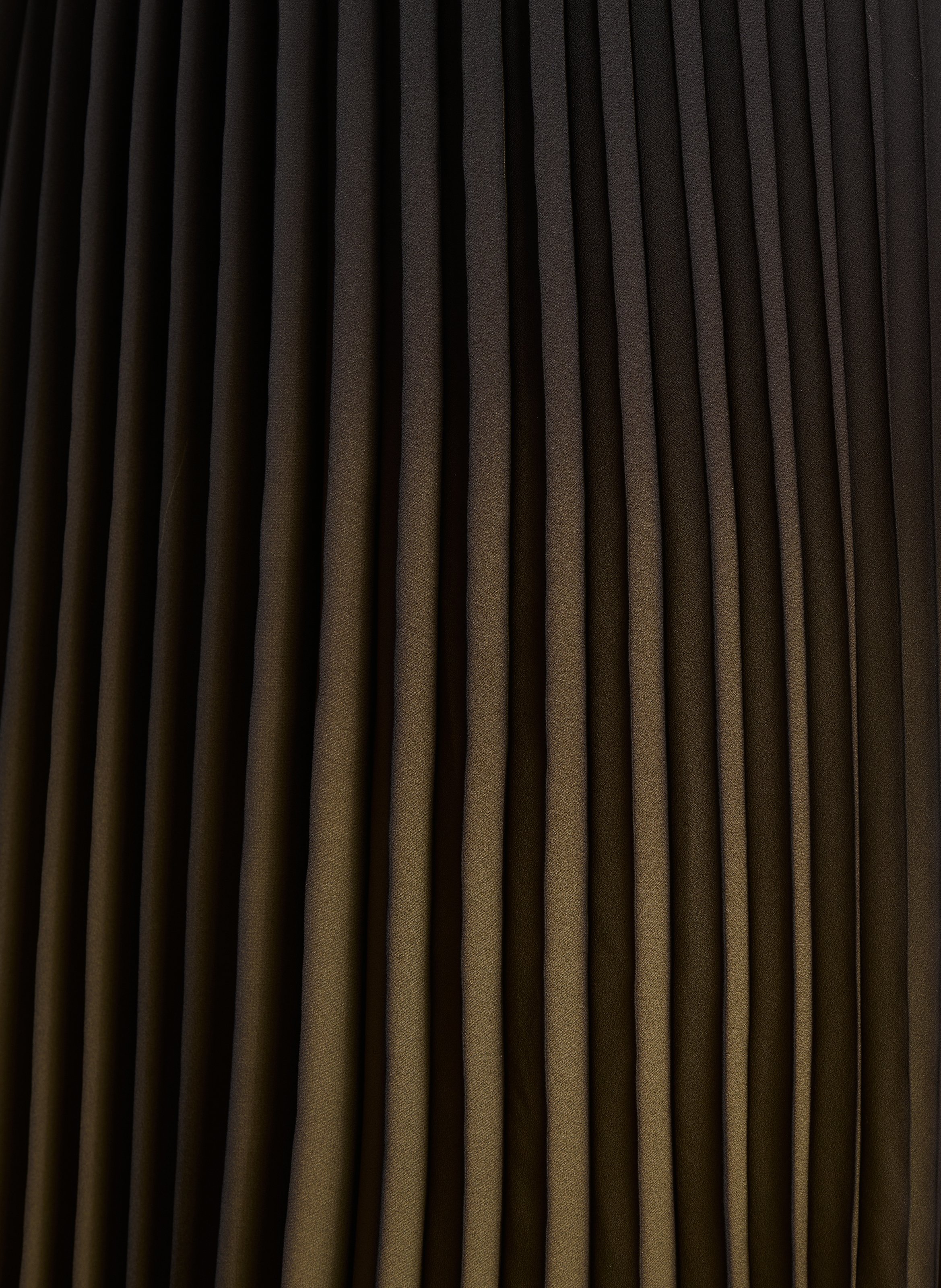 Long sunray pleated skirt LA FEE MARABOUTEE Green