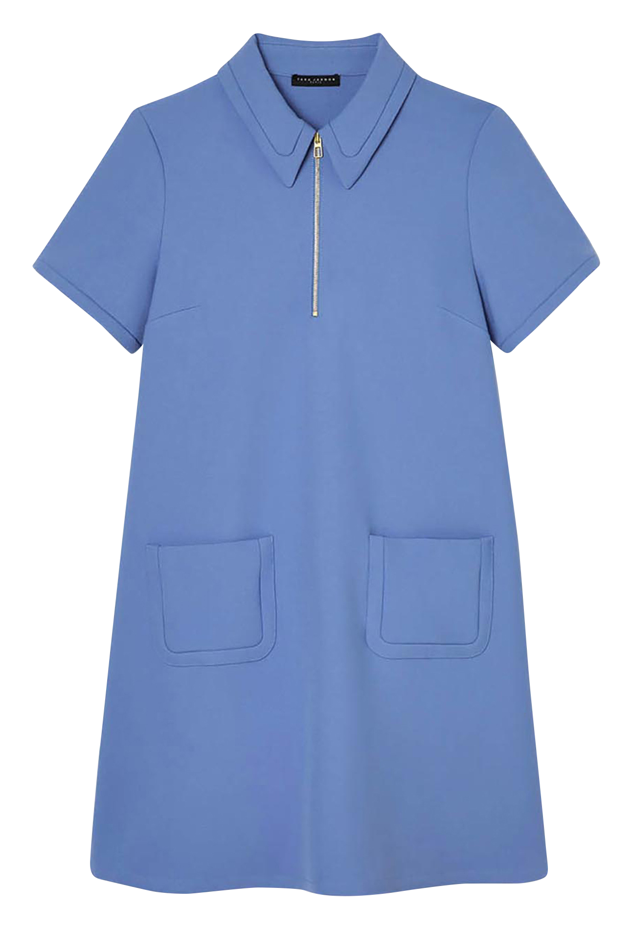 Abito corto a trapezio retrò TARA JARMON Blu