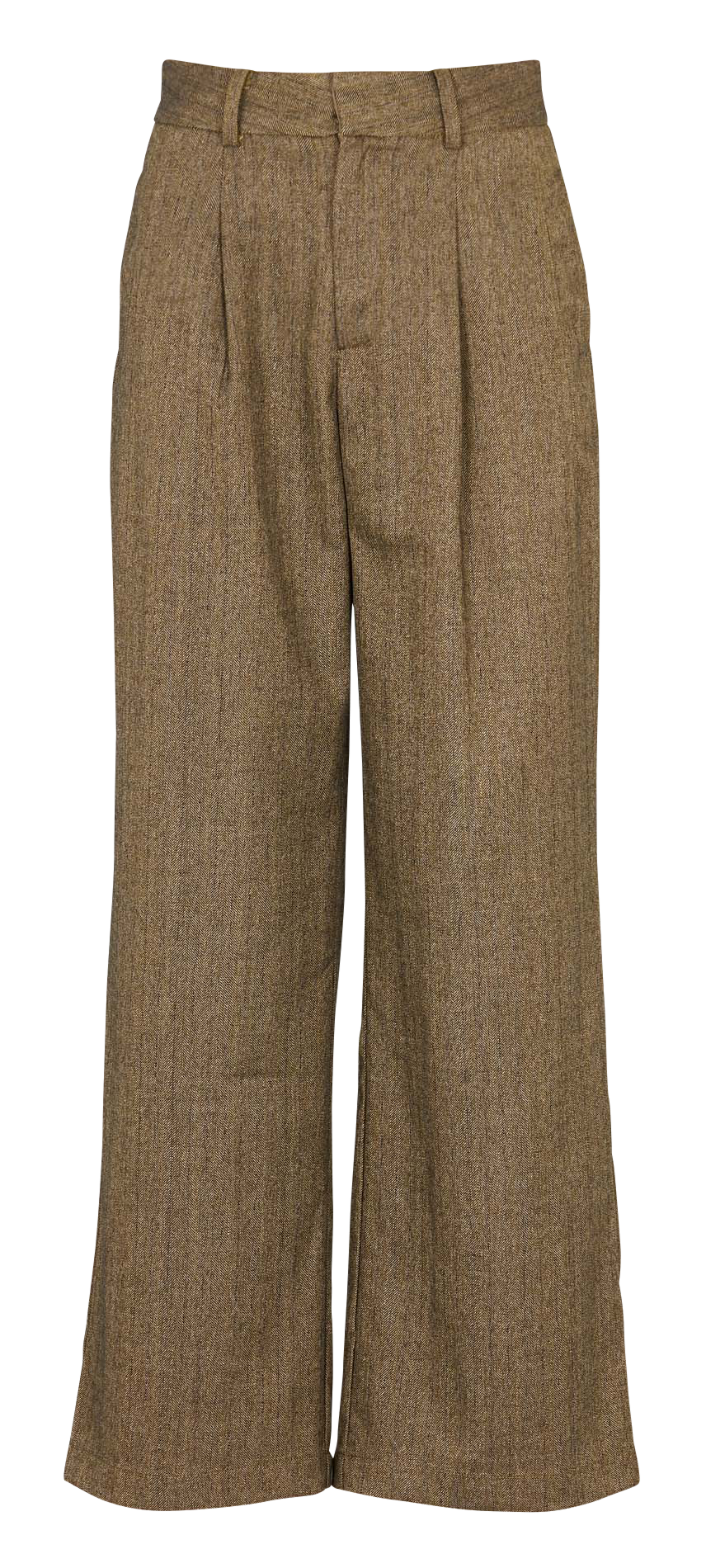 Pantalon large taille haute SEE U SOON Beige