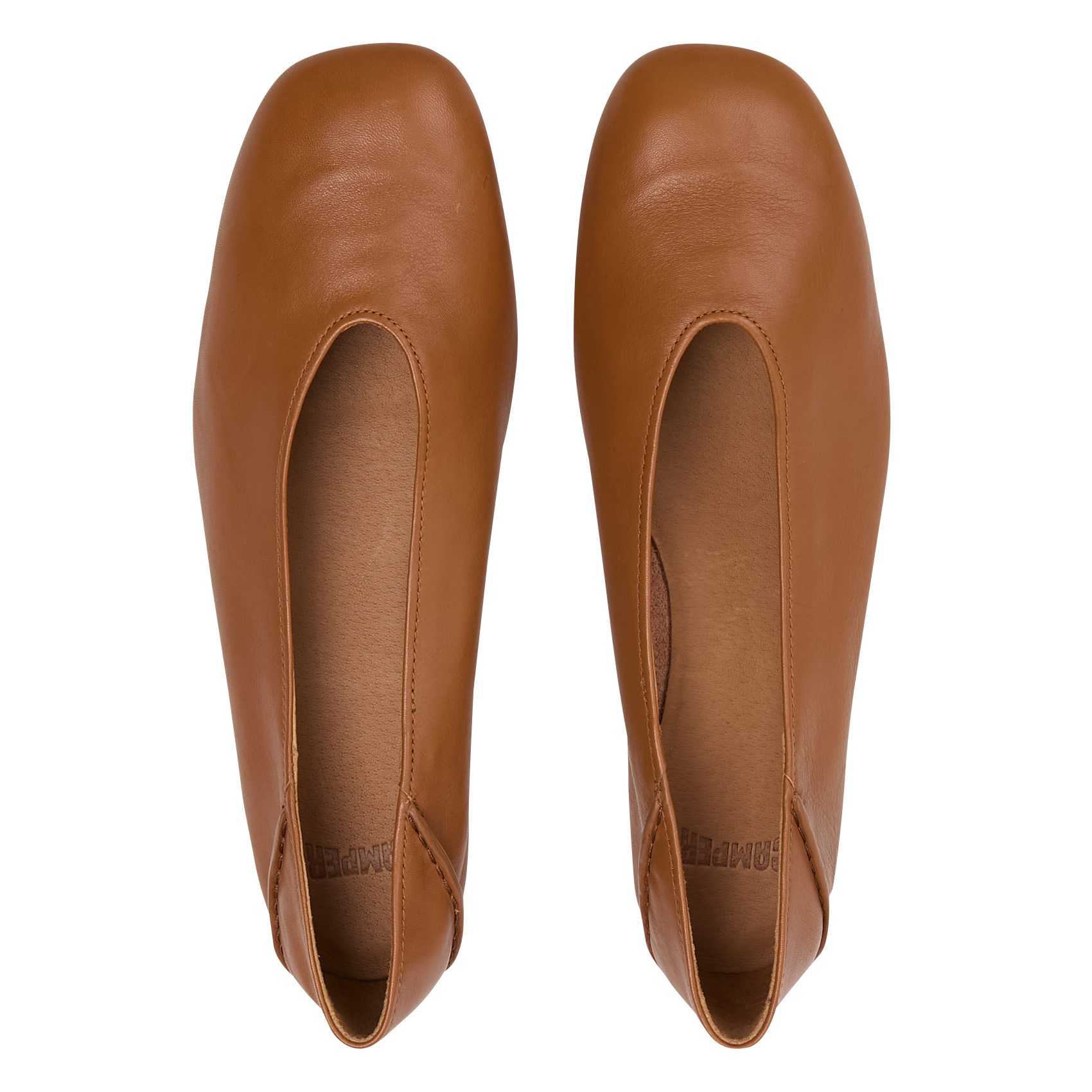 Ballerines en cuir CAMPER Marron