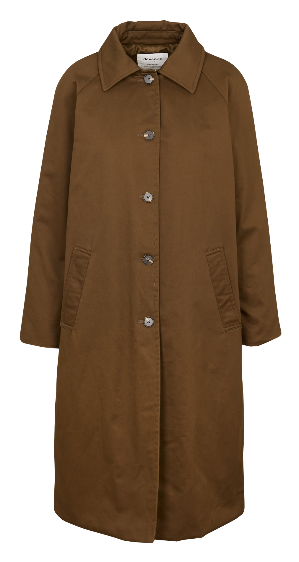 Parka col classique en coton  MAISON 123 Kaki