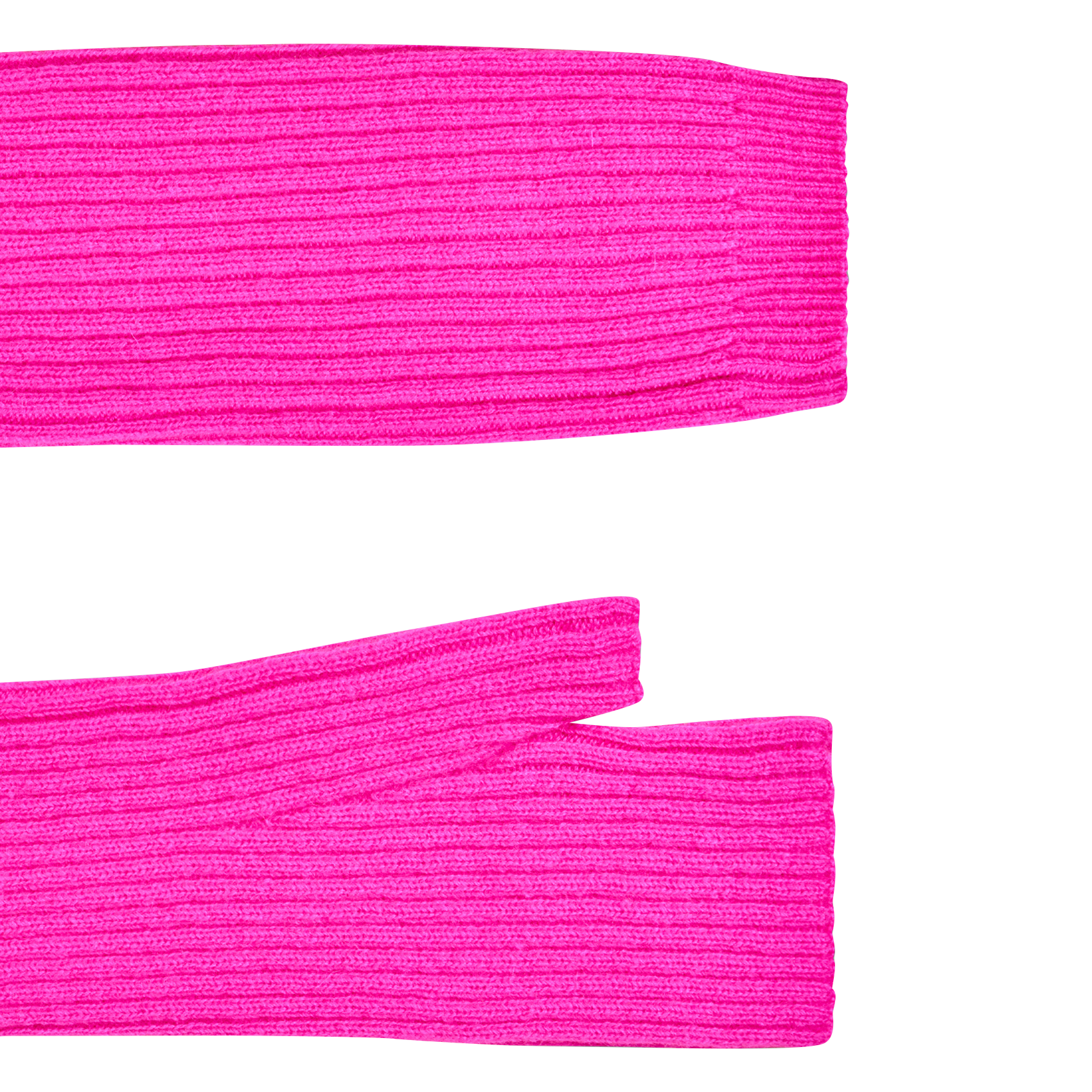 Solid cashmere mittens FROM FUTURE Pink