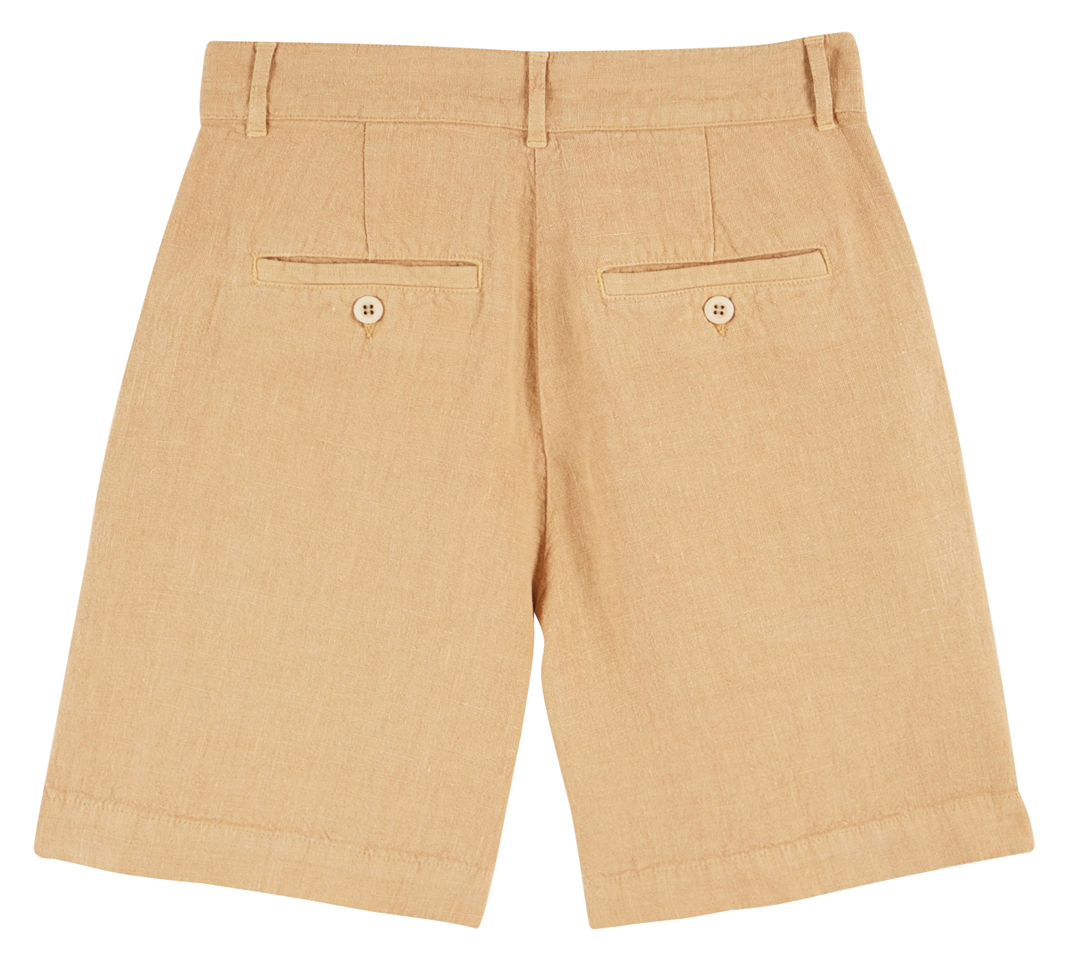 Fifou Linnen short met hoge taille EMILE ET IDA Beige