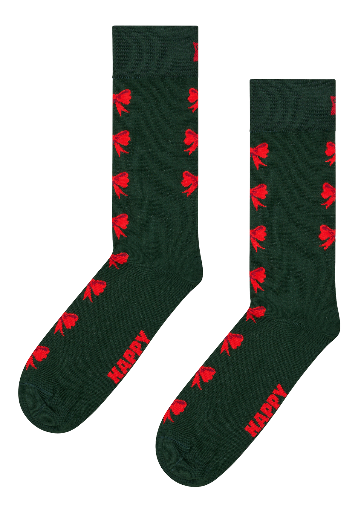 Pack aus bedruckten Baumwollmischsocken HAPPY SOCKS Grun