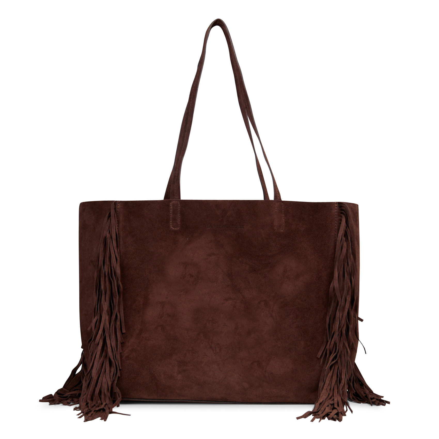 Shopper aus Veloursleder LA PETITE ETOILE Braun
