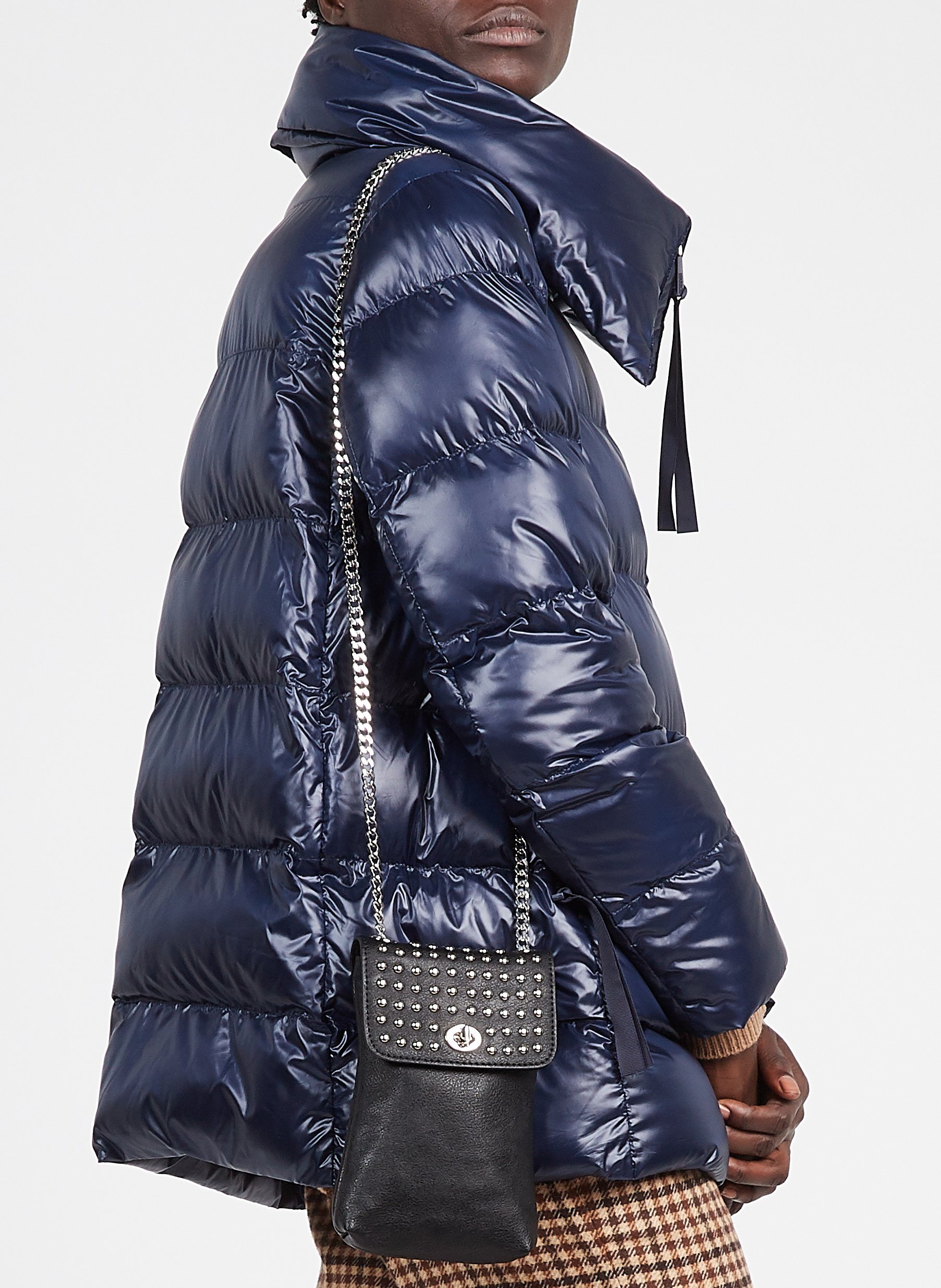 Pochette cloutée en similicuir AU PRINTEMPS PARIS Noir