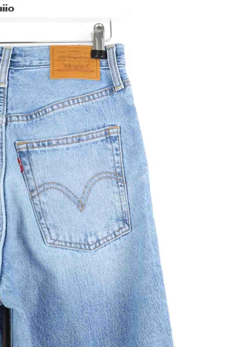Straight cotton-blend pants LEVI'S - Seconde main Blue