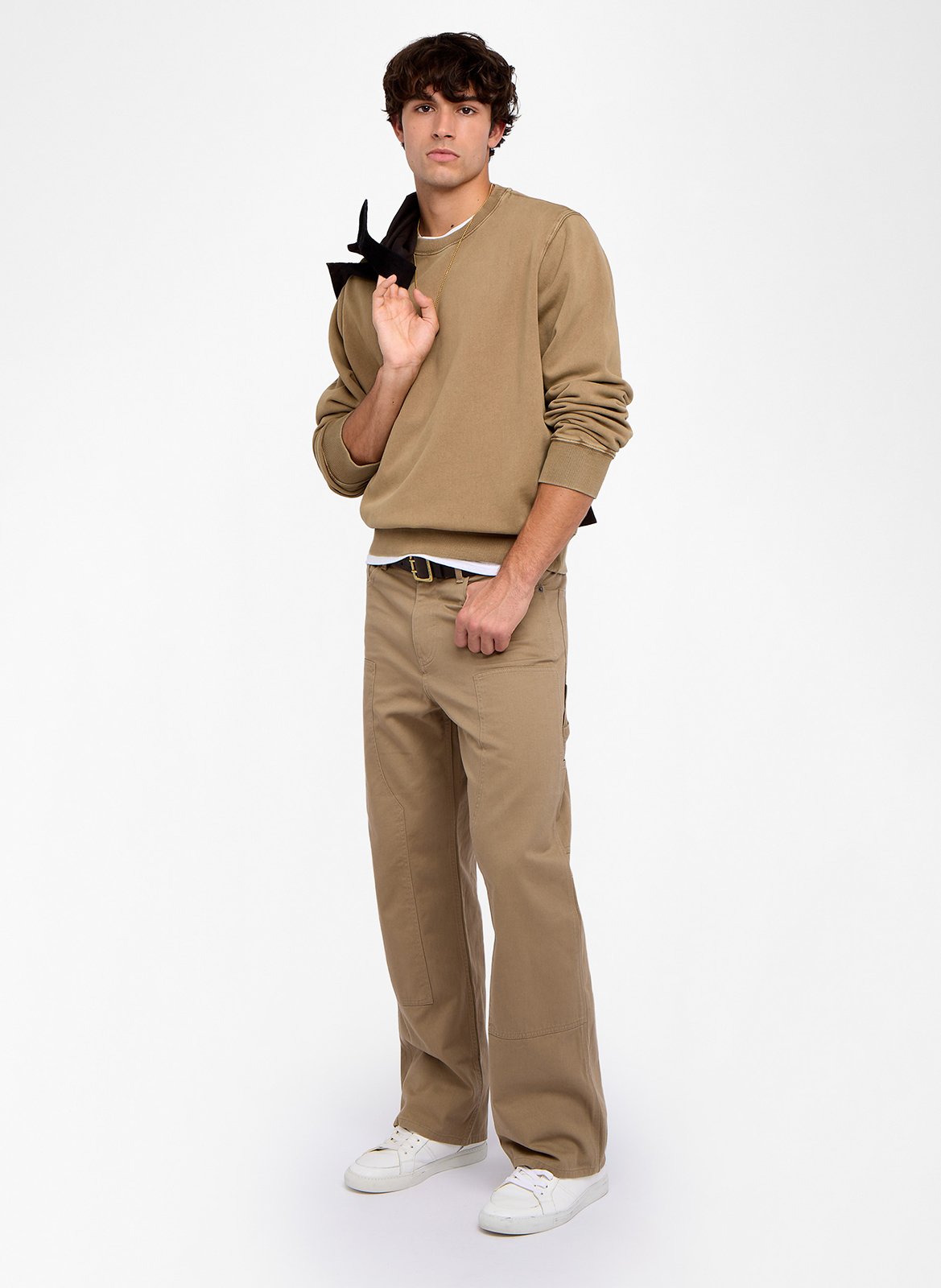 Straight sweatshirt with back embroideries ZADIG&VOLTAIRE Beige