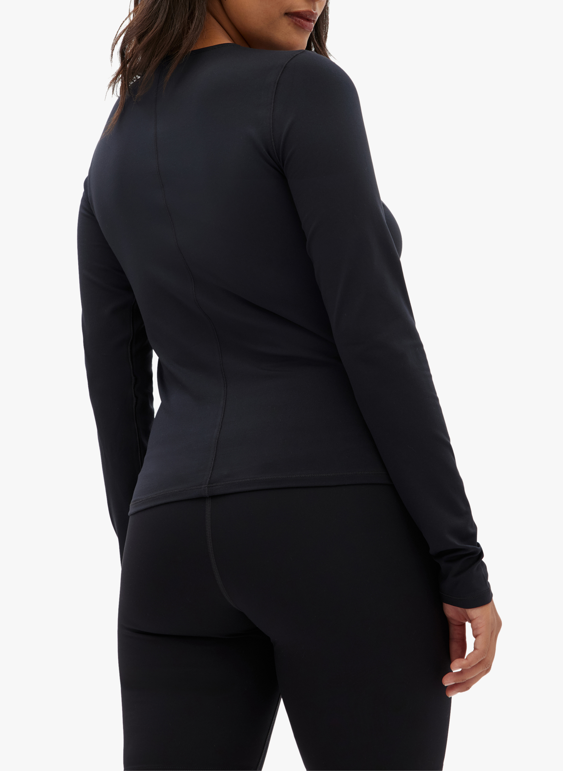 Tee-shirt de sport col rond  GIRLFRIEND COLLECTIVE Noir